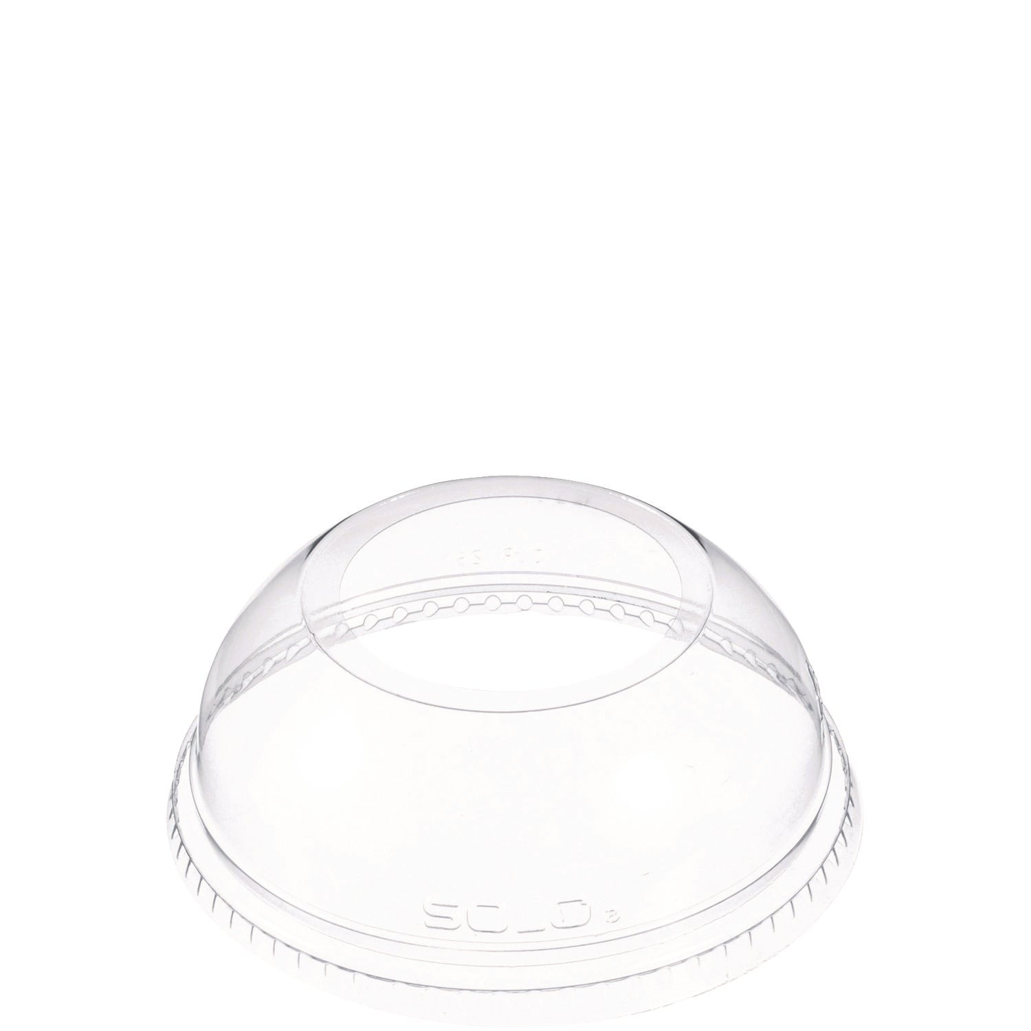 open-top-dome-lid-fits-16-oz-to-24-oz-plastic-cups-clear-19-dia-hole-1000-carton_dccdlw626 - 1
