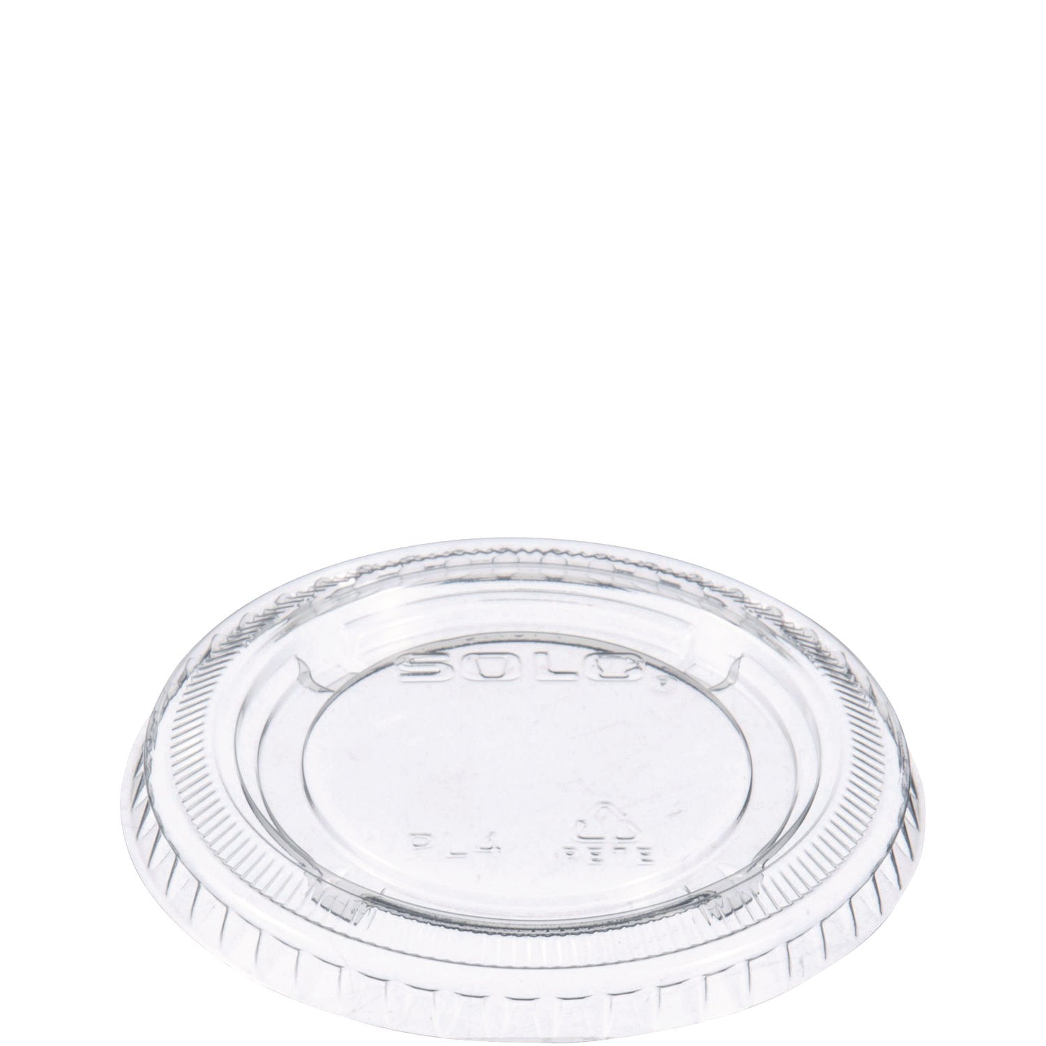 Portion/Souffle Cup Lids, Fits 3.25 oz to 9 oz Cups, Clear, 125/Pack, 20 Packs/Carton -