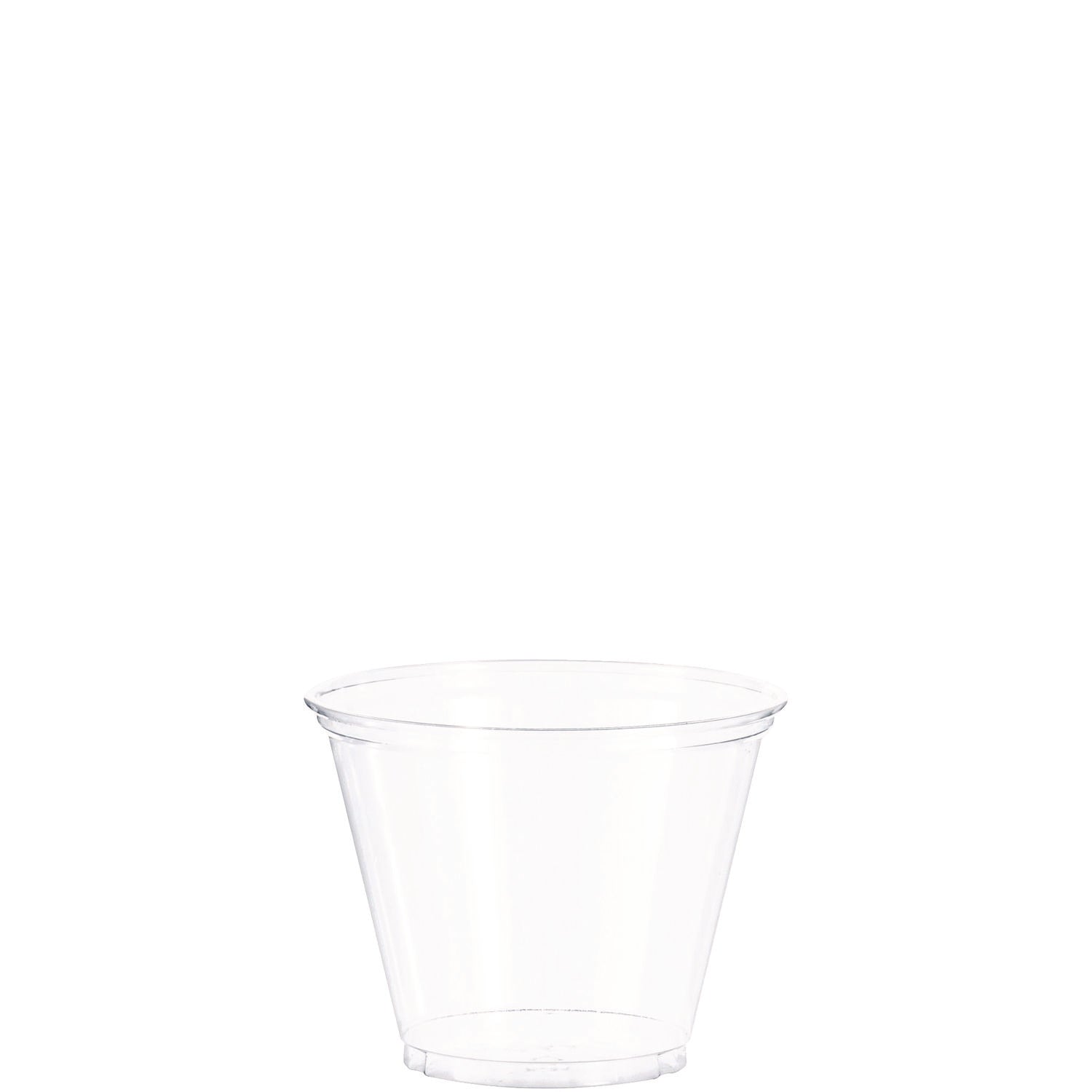 Ultra Clear PET Cups, 9 oz, Squat, 50/Bag, 20 Bags/Carton -