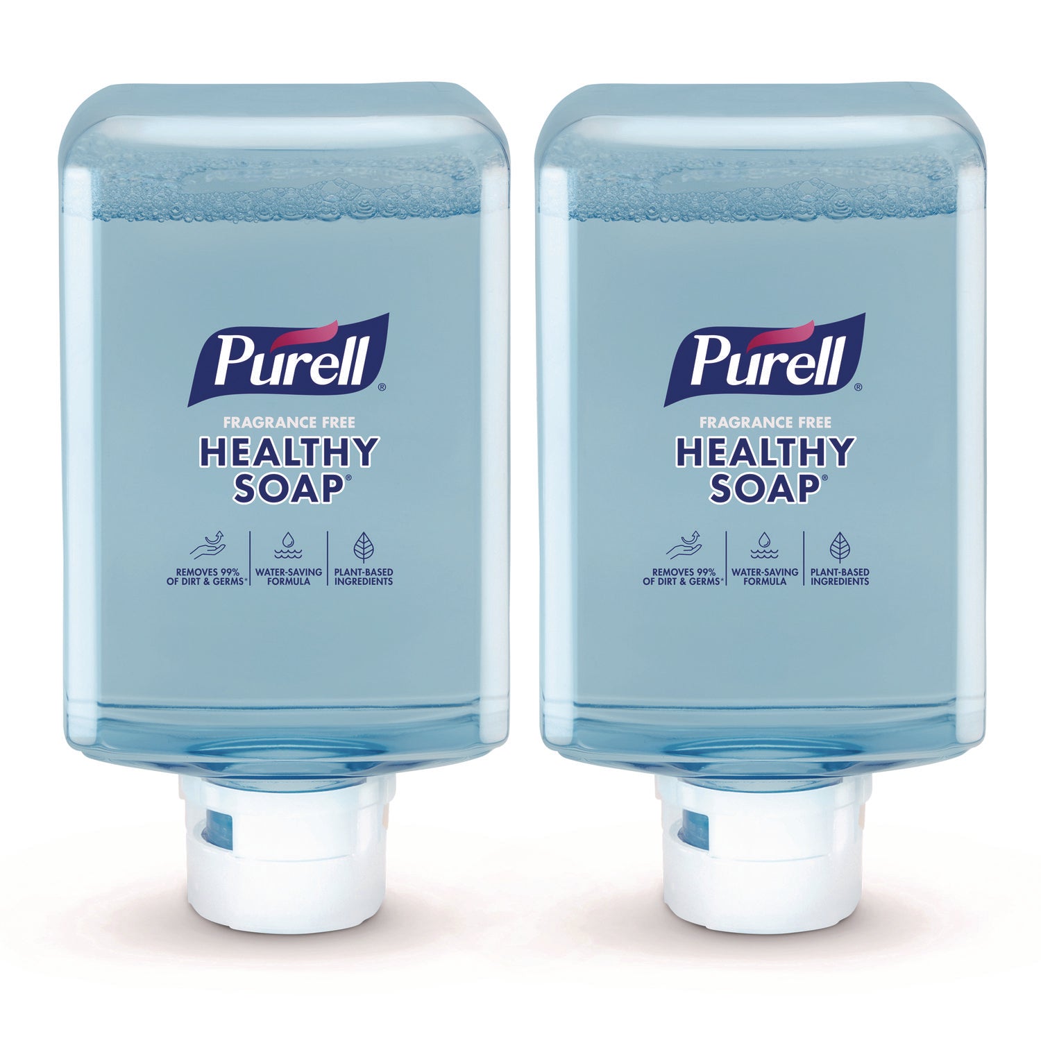 healthy-soap-with-clean-release-technology-fragrance-free-foam-for-es10-dispensers-1200-ml-refill-2-carton_goj838502ct - 1