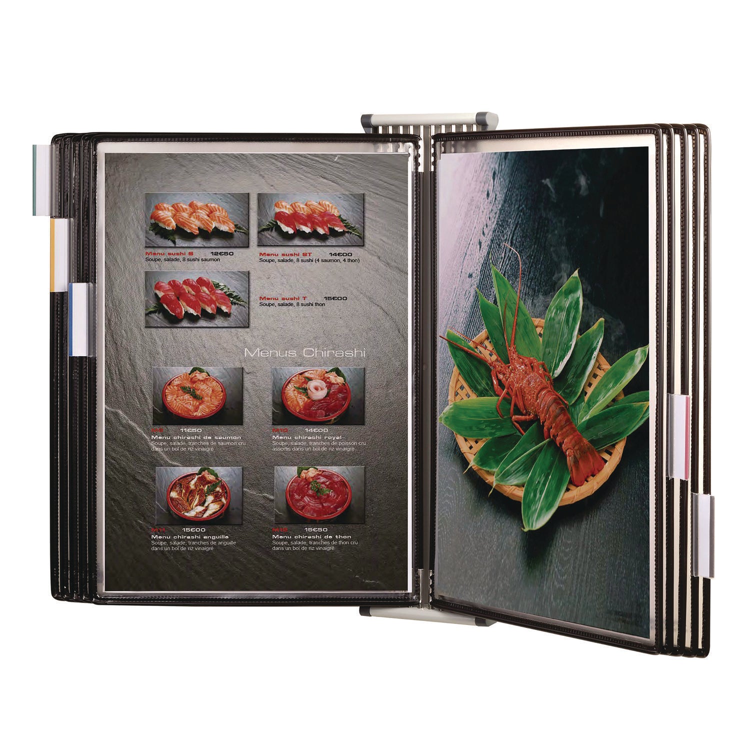 Wall Unit Reference Starter Set, 10 Antimicrobial/Wire-Reinforced Pockets -