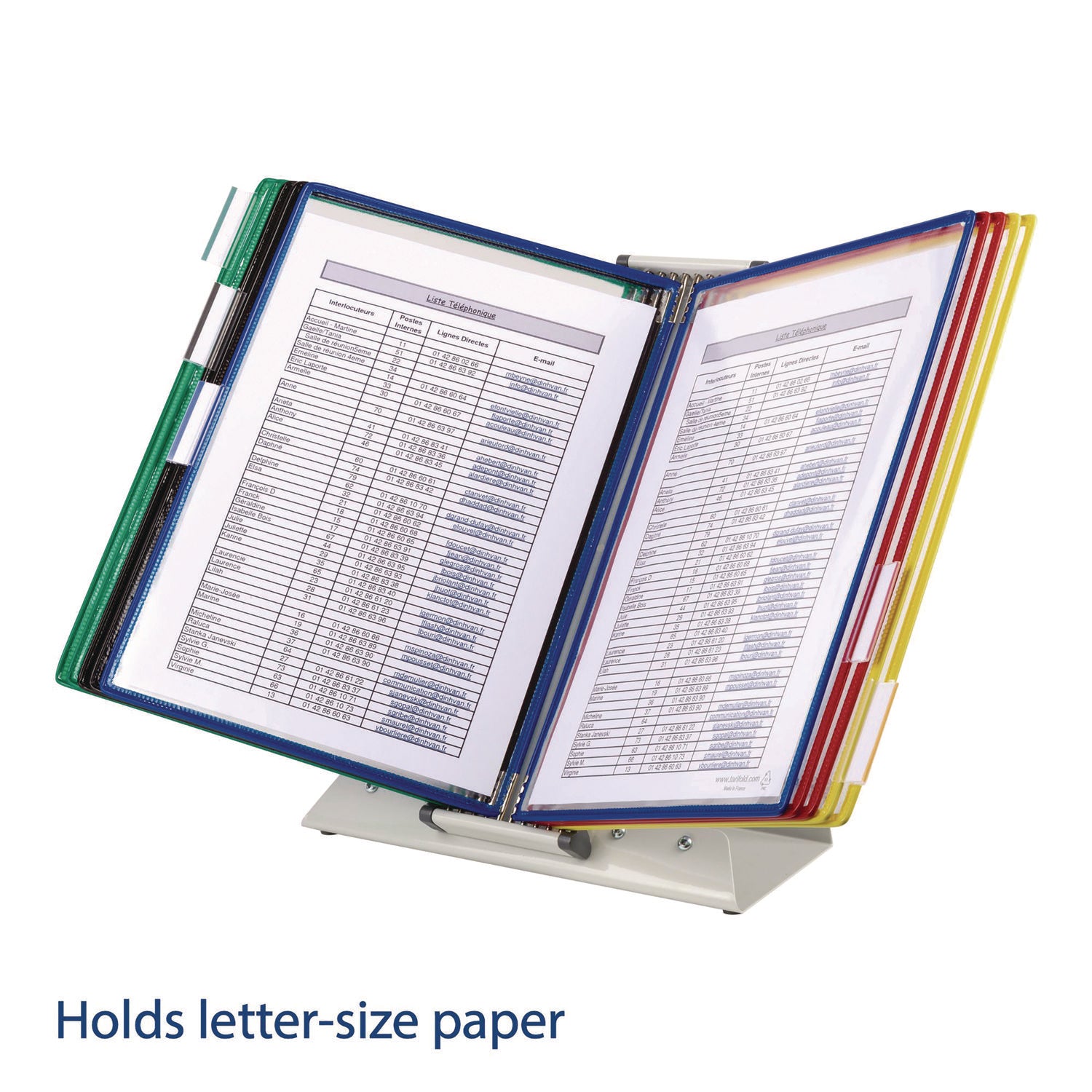 Desktop Reference Starter Set, 10 Pockets, 5 Tabs -