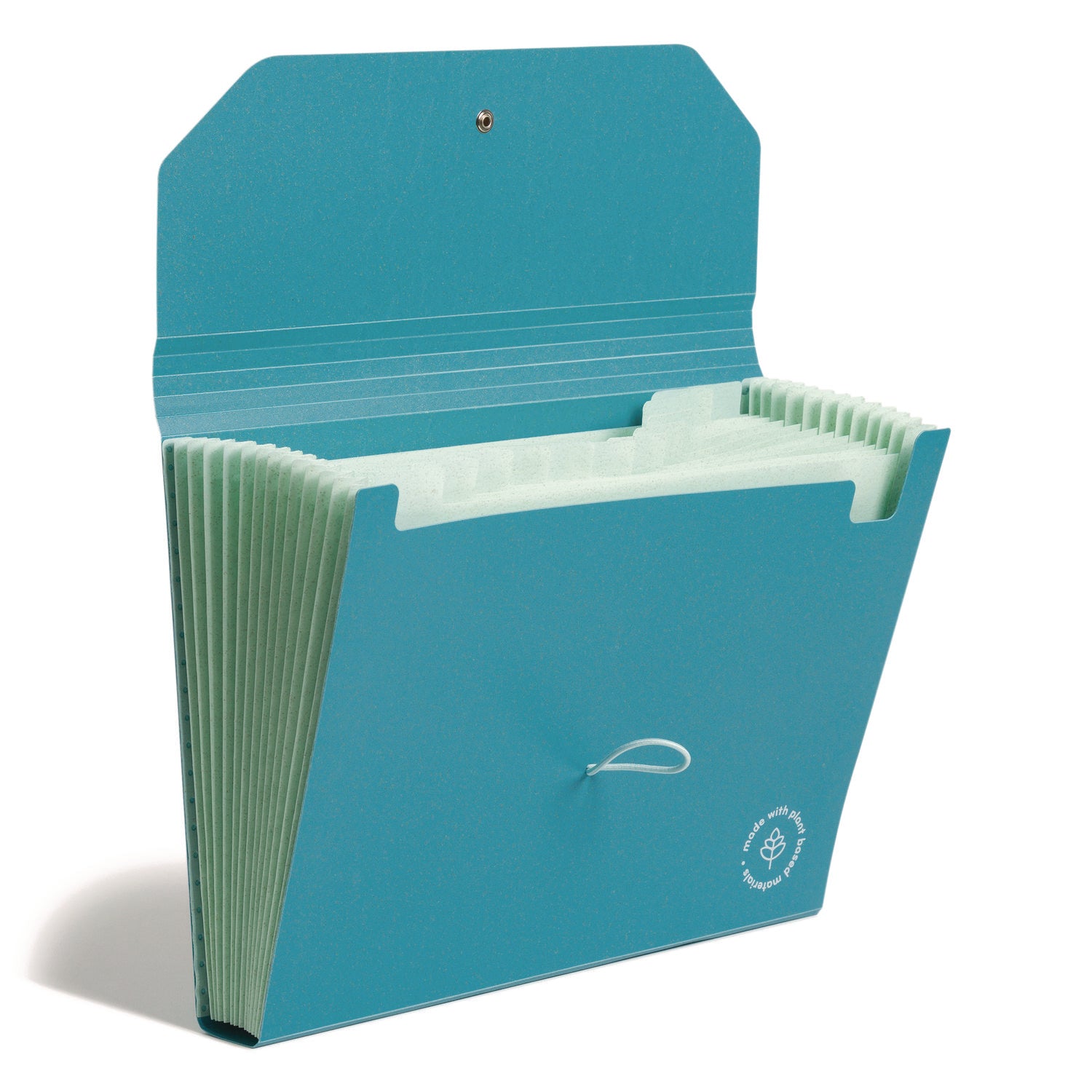 u-eco-13-pocket-expandable-file-975-expansion-13-sections;-button-elastic-closure-1-12-cut-tabs-letter-size-ocean_ubr6594u0112 - 1