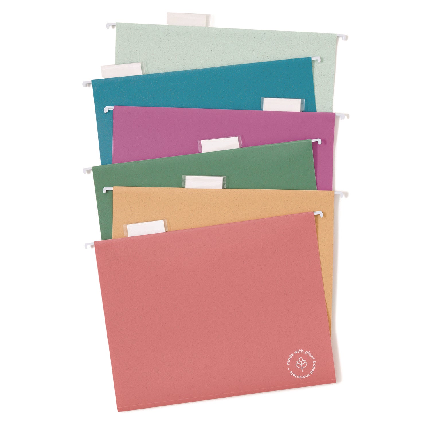 u-eco-hanging-file-folders-letter-size-1-5-cut-tabs-assorted-12-pack_ubr6596u0112 - 1