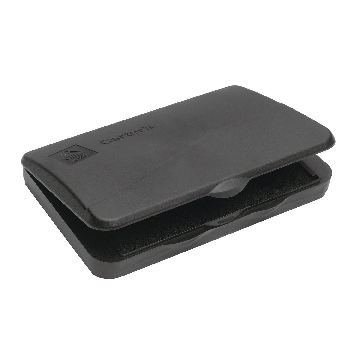 Pre-Inked Felt Stamp Pad, 4.2"5x 2.75", Black -