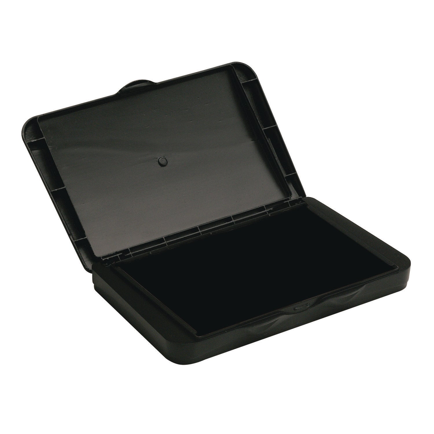 Pre-Inked Foam Stamp Pad, 4.25" x 2.75", Black -