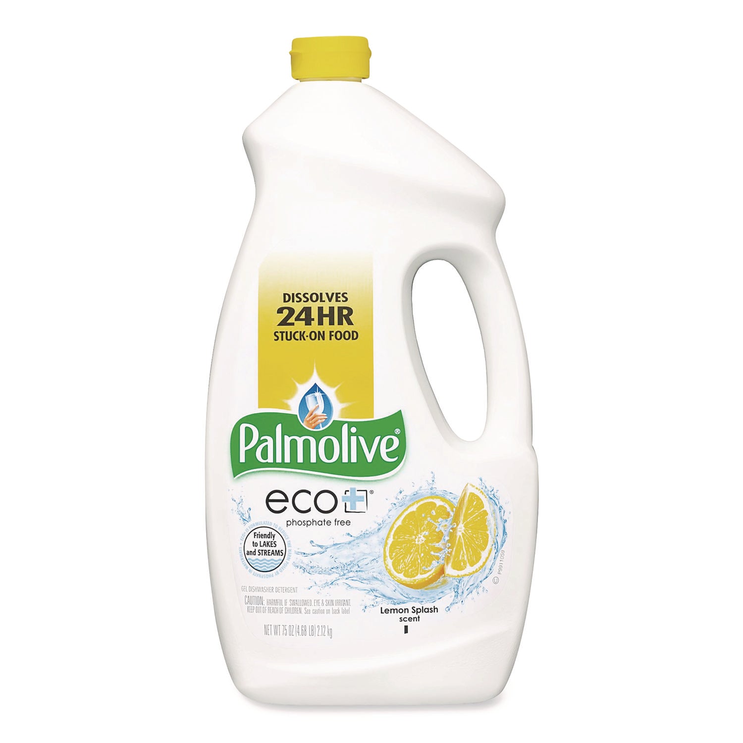 Automatic Dishwashing Gel, Lemon, 75 oz Bottle -