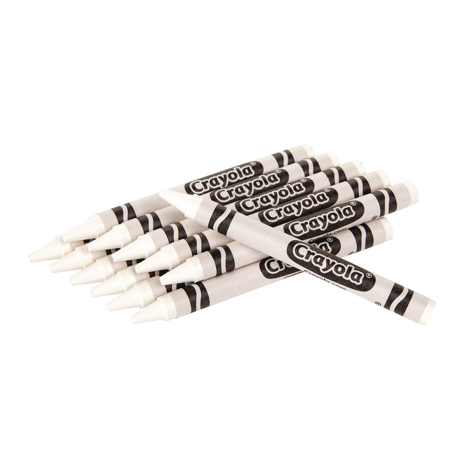 Bulk Crayons, White, 12/Box -