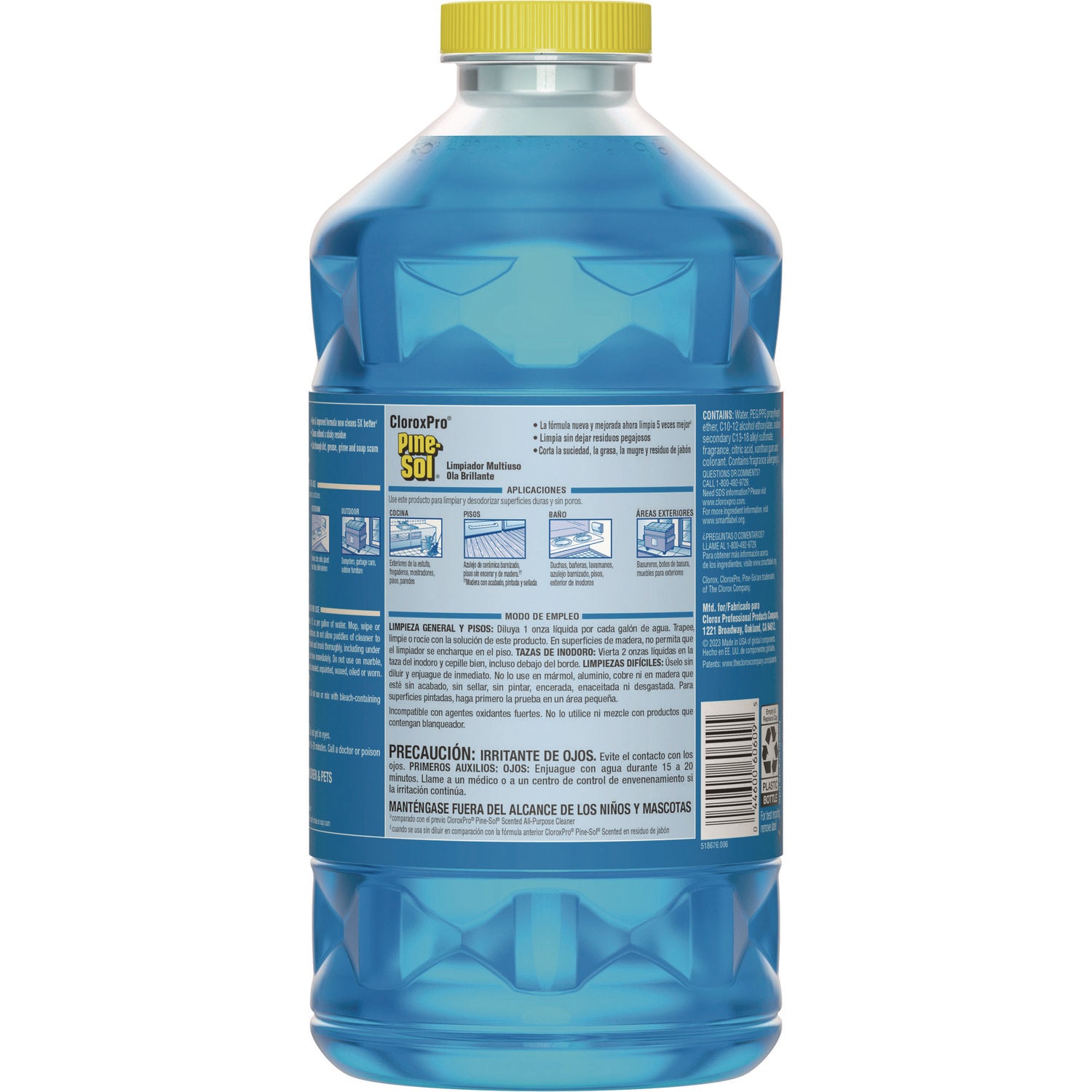 cloroxpro-multi-surface-cleaner-concentrated-sparkling-wave-scent-80-oz-bottle_clo60609ea - 2