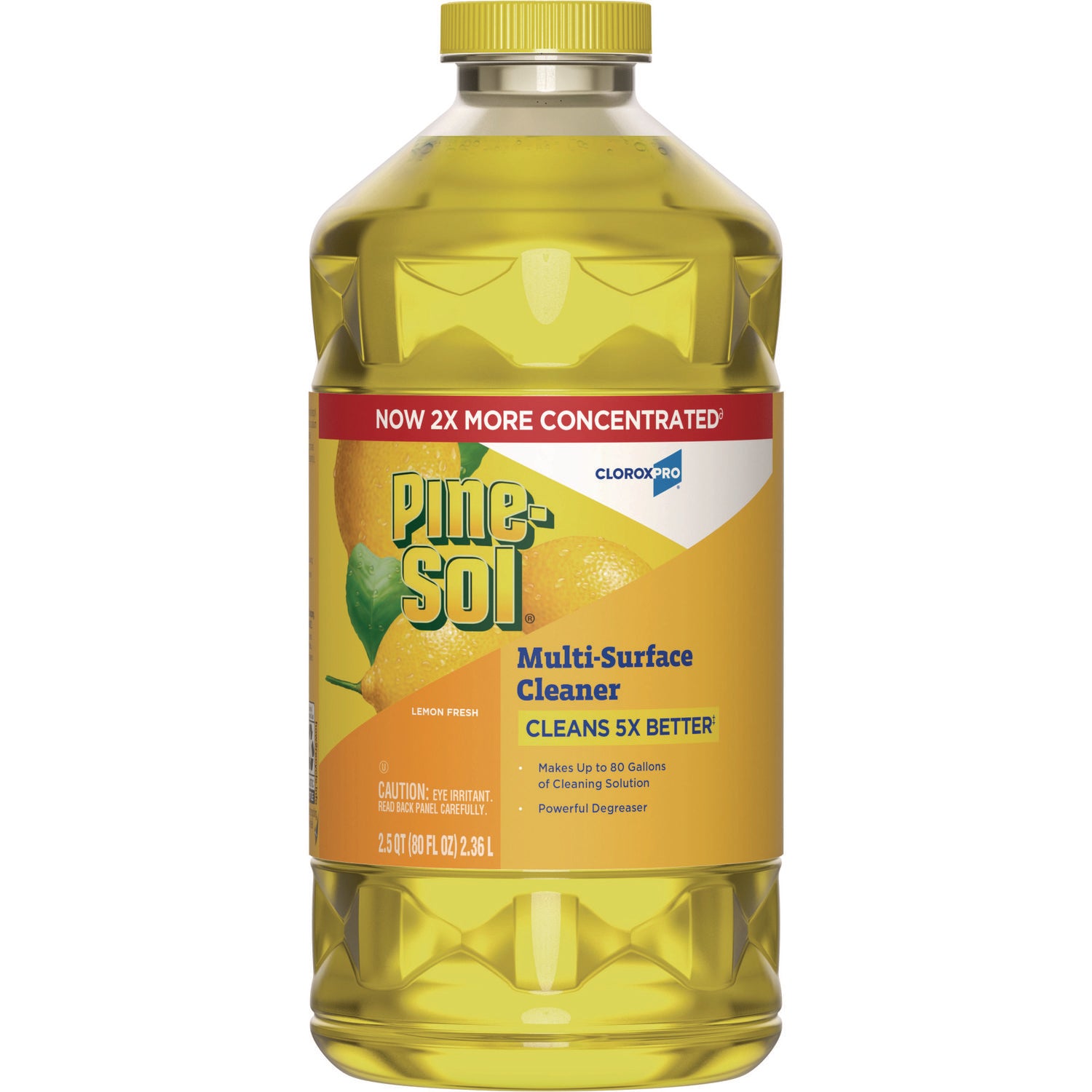 cloroxpro-multi-surface-cleaner-concentrated-lemon-fresh-scent-80-oz-bottle_clo60607ea - 1