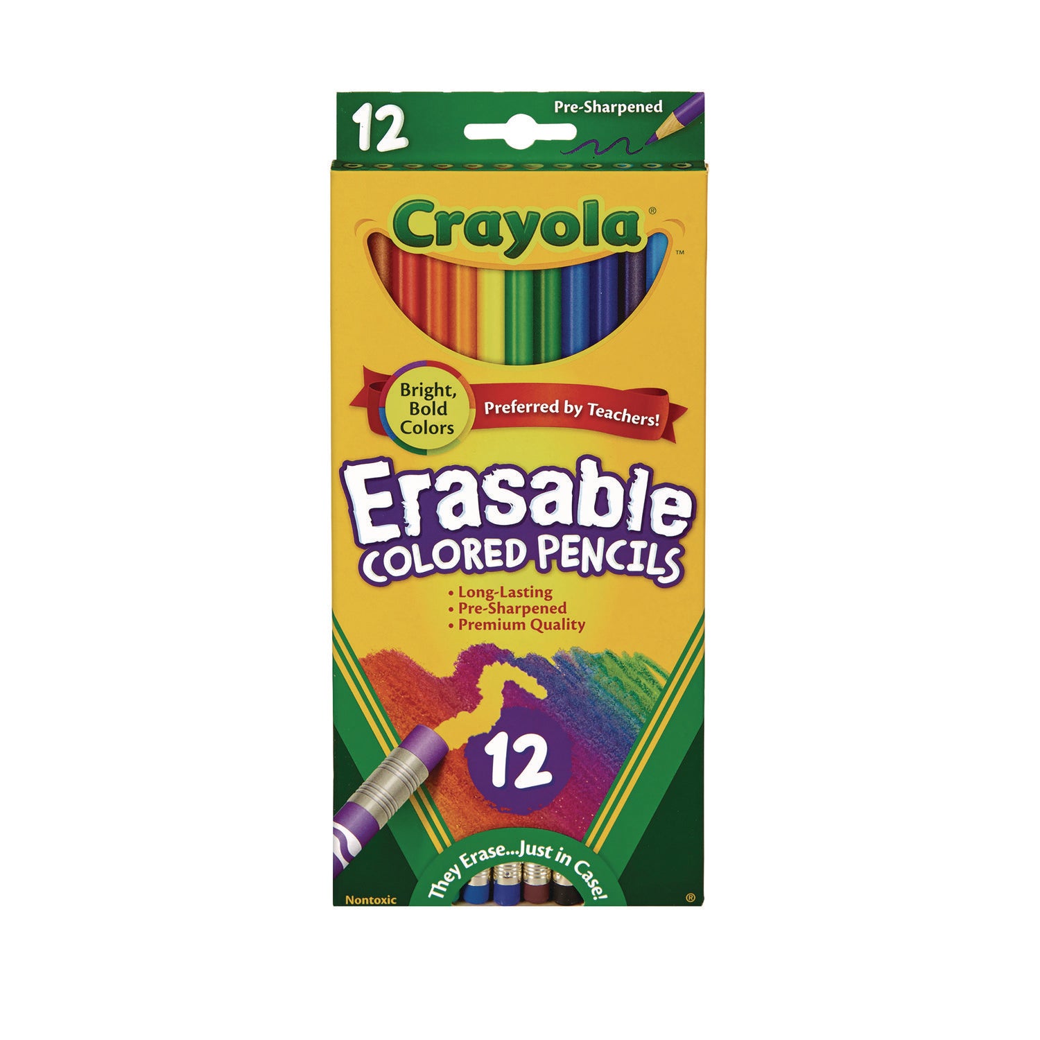 erasable-color-pencil-set-33-mm-2b-assorted-lead-and-barrel-colors-dozen_cyo684412 - 2