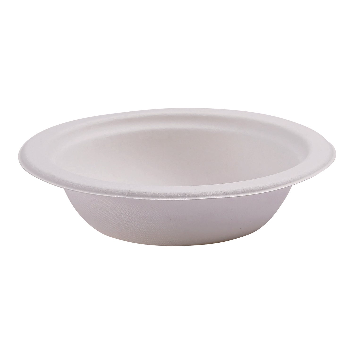 Renewable Sugarcane Bowls, 12 oz, Natural White, 50/Pack, 20 Packs/Carton -