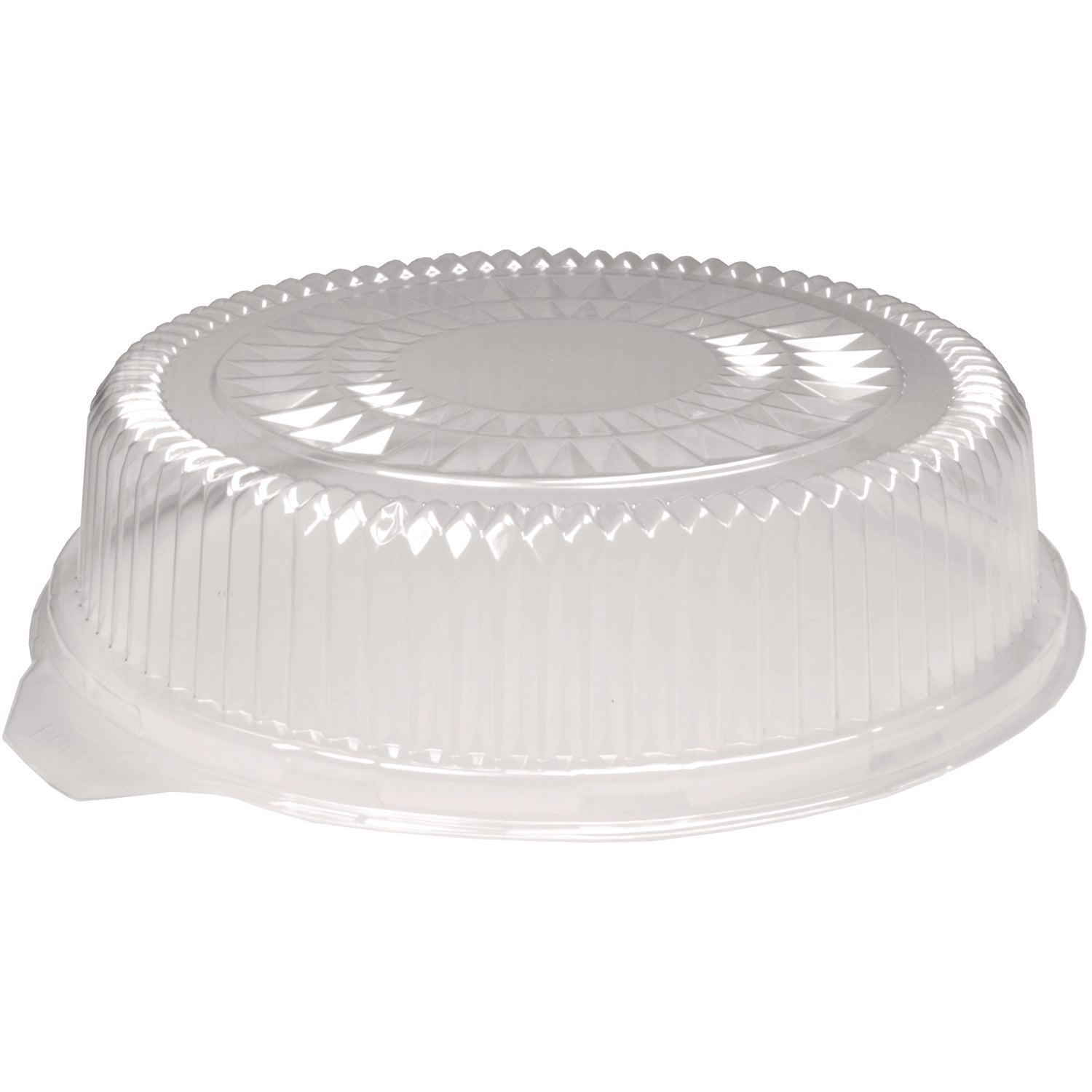 Plastic Dome Lids, Embossed, Fits 4012/4013, 12" Diameter, 25/Carton -