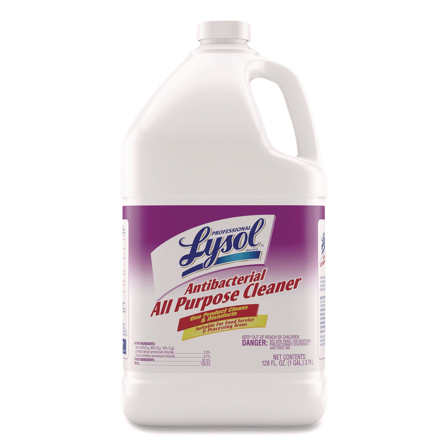 Antibacterial All-Purpose Cleaner Concentrate, 1 gal Bottle, 4/Carton -