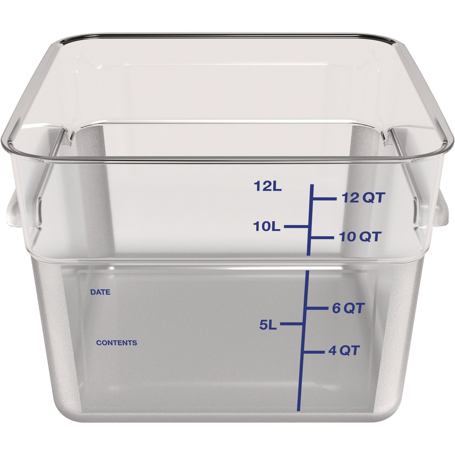 squares-polycarbonate-food-storage-container-12-qt-1113-x-1113-x-825-clear-plastic_cfs1195407 - 2