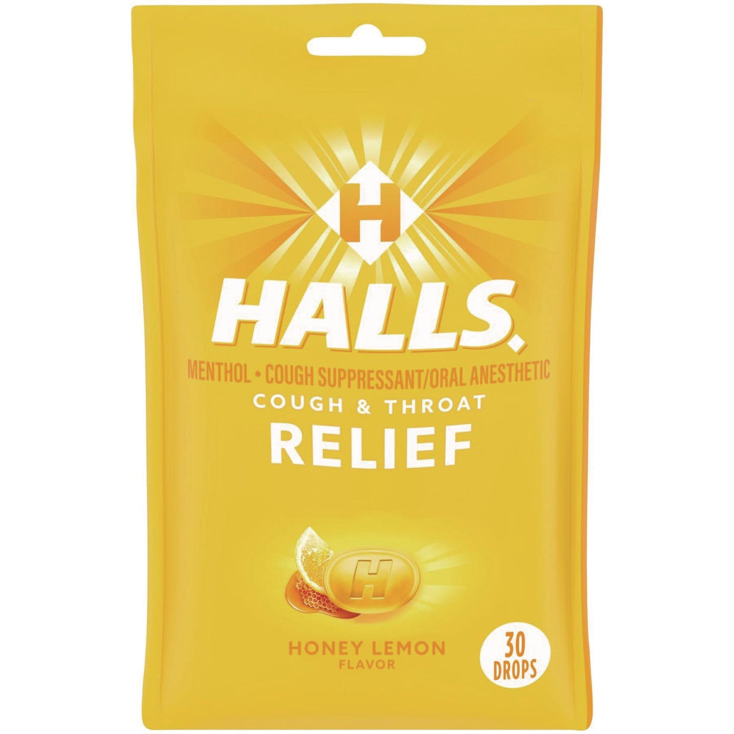 triple-action-cough-drops-honey-lemon-30-bag-12-bags-box_cdb28694 - 2