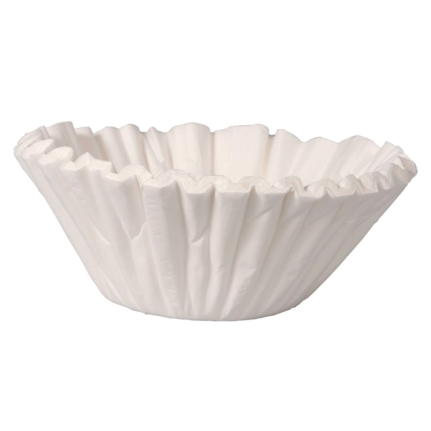 Commercial Coffee Filters, 32 Cup Size, Flat Bottom, 50/Cluster, 10 Clusters/Pack - 2