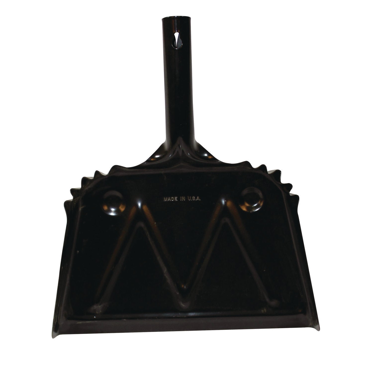 heavy-duty-metal-dust-pan-12-x-14-20-gauge-steel-black_imp4212 - 2