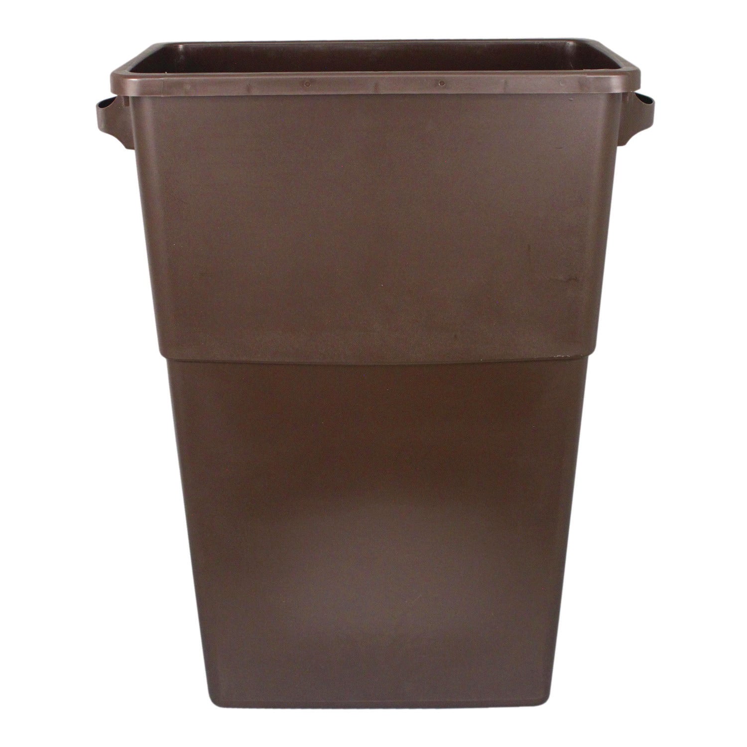 Thin Bin Containers, 23 gal, Polyethylene, Brown -