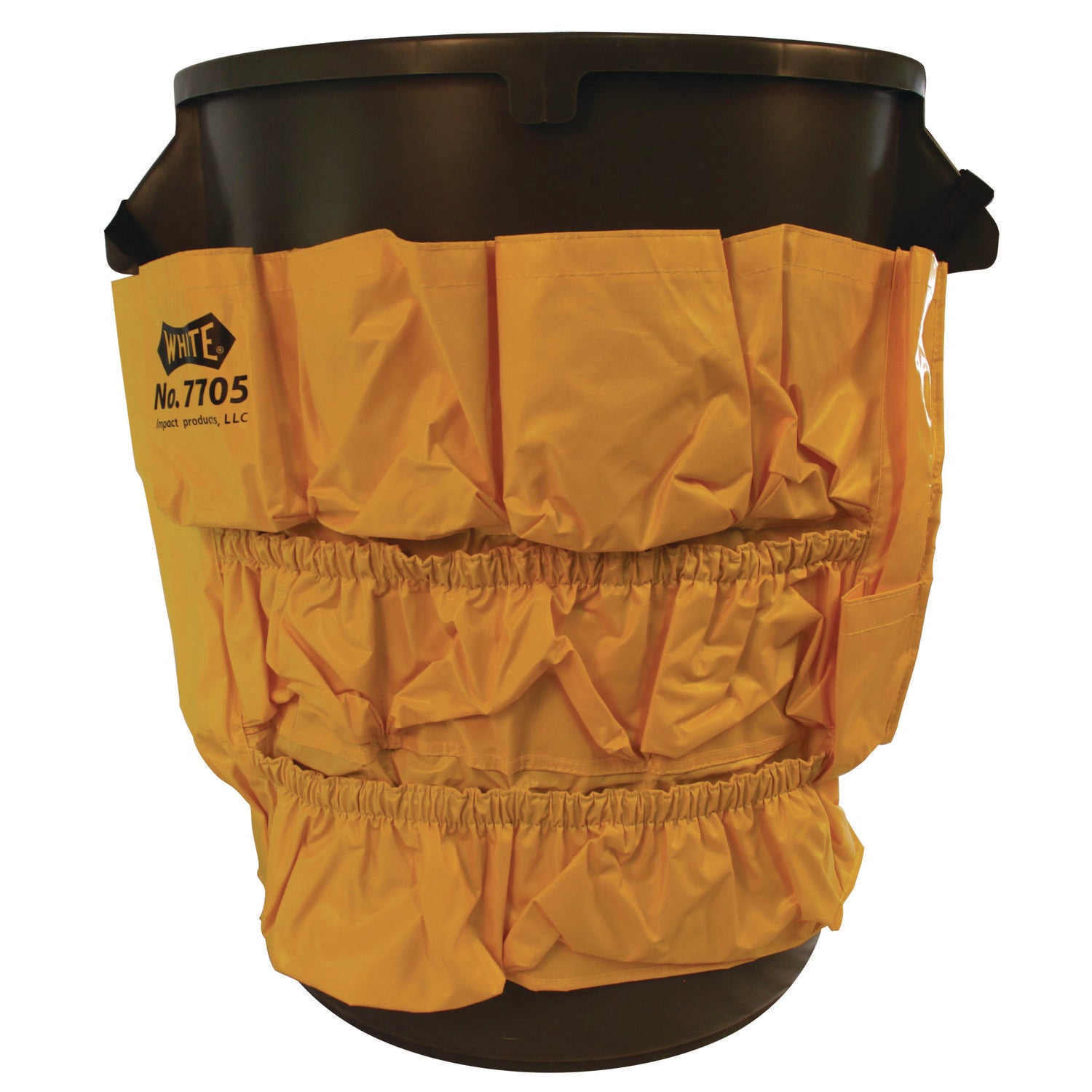Gator Caddy Vinyl Yellow Bag, Nine Compartments, 20 x 20.5, Yellow -