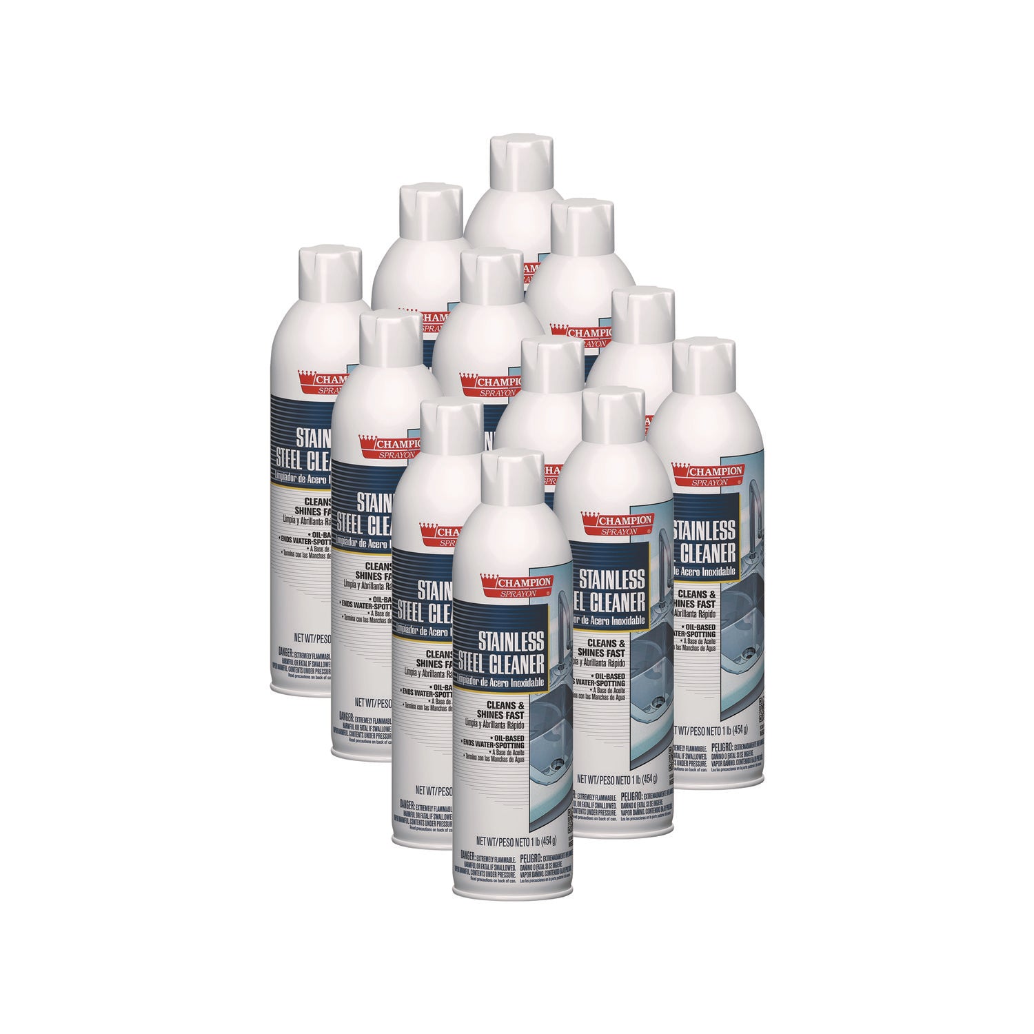 champion-sprayon-stainless-steel-cleaner-16-oz-aerosol-spray-12-carton_chp5197 - 1