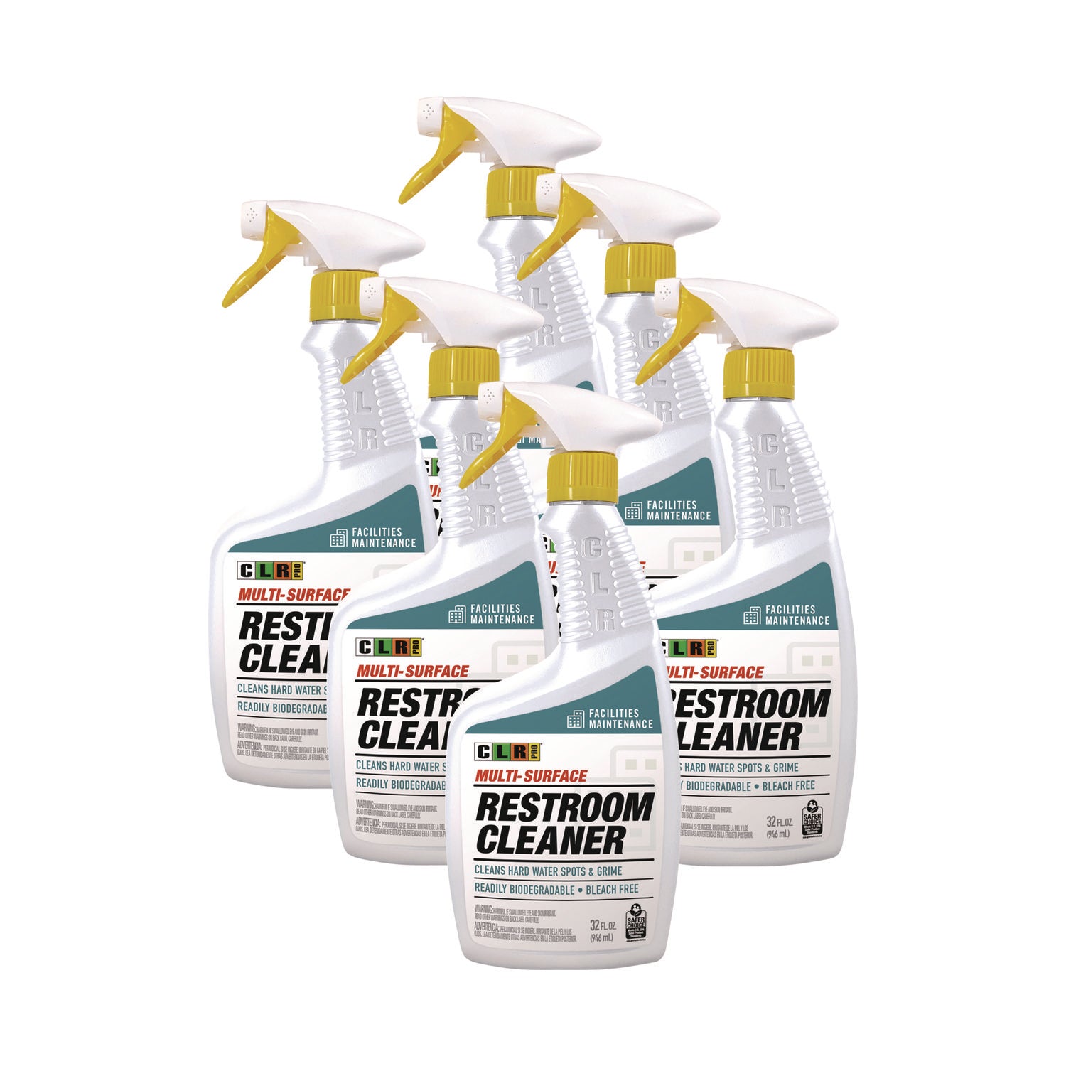 Restroom Cleaner, 32 oz Pump Spray, 6/Carton -