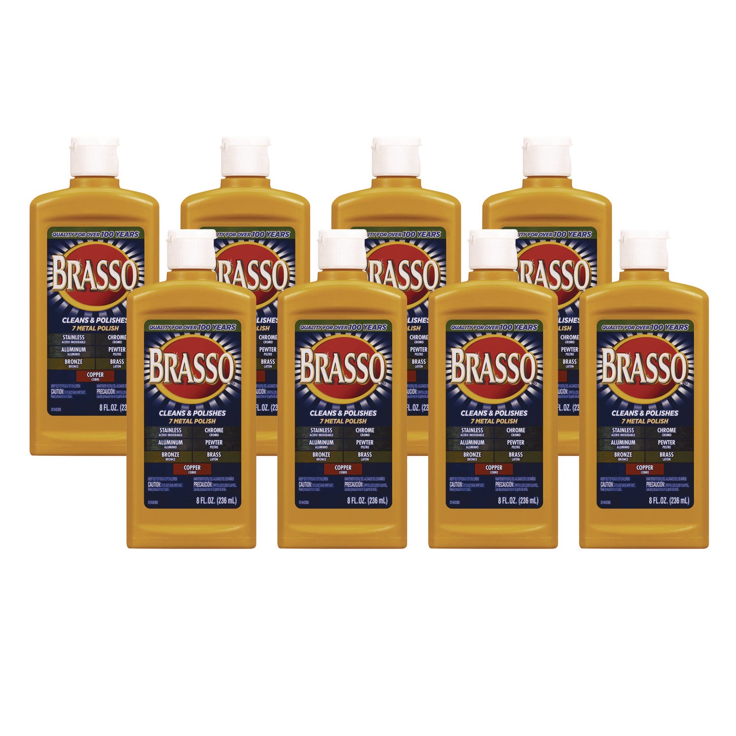 Metal Surface Polish, 8 oz Bottle -
