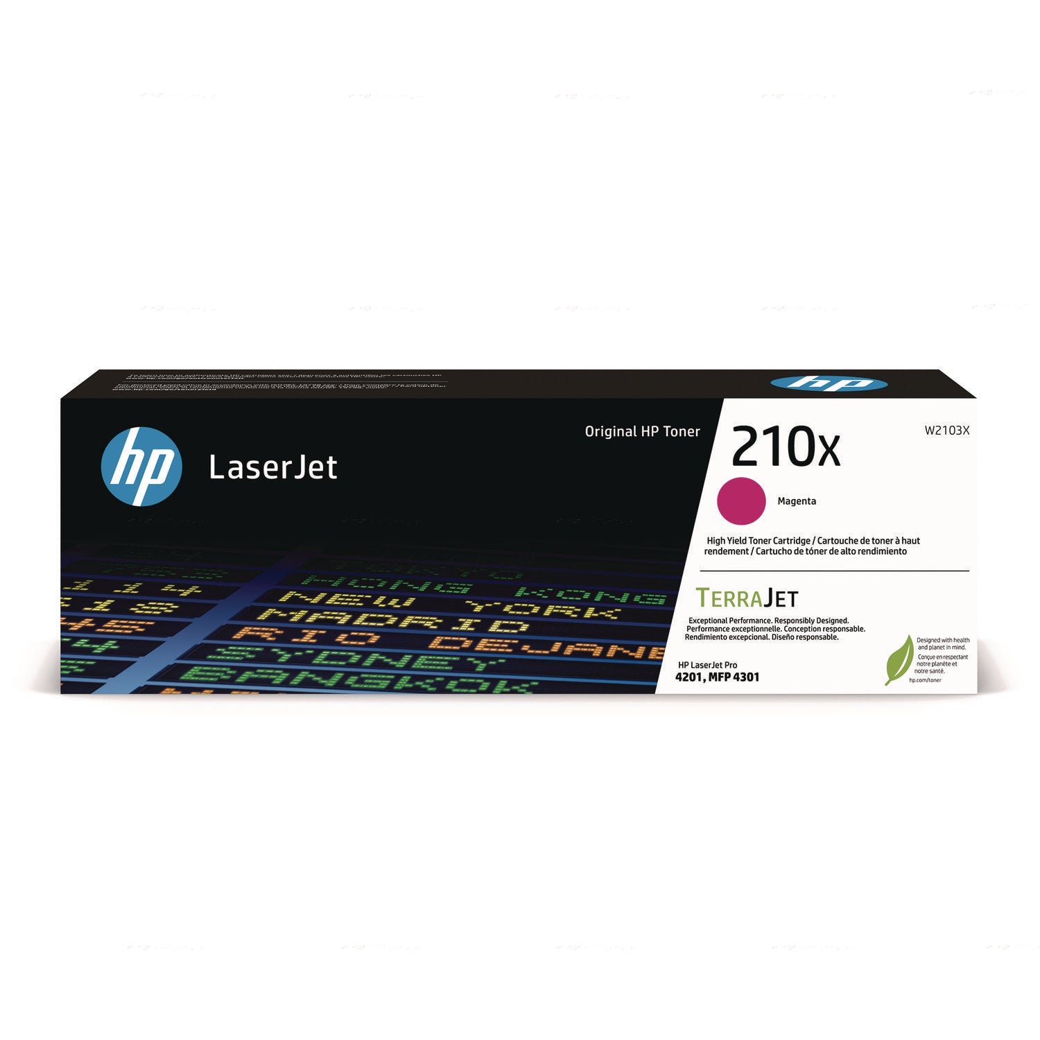 HP 210X Original High Yield Laser Toner Cartridge - Magenta Pack - 1