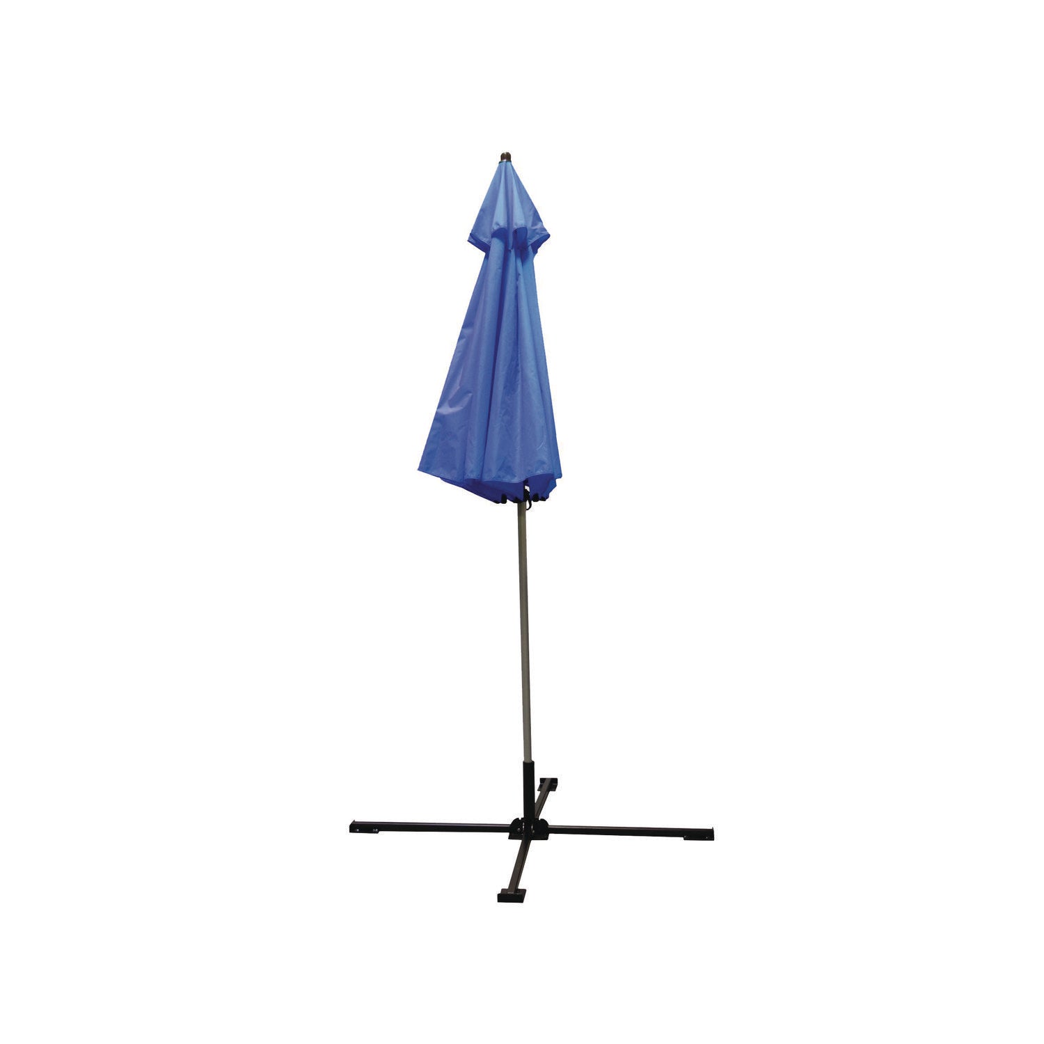 SHAX 6199 Lightweight Work Umbrella and Stand Kit, 90" Span, 92" Long, Blue Canopy, Ships in 1-3 Business Days - 2