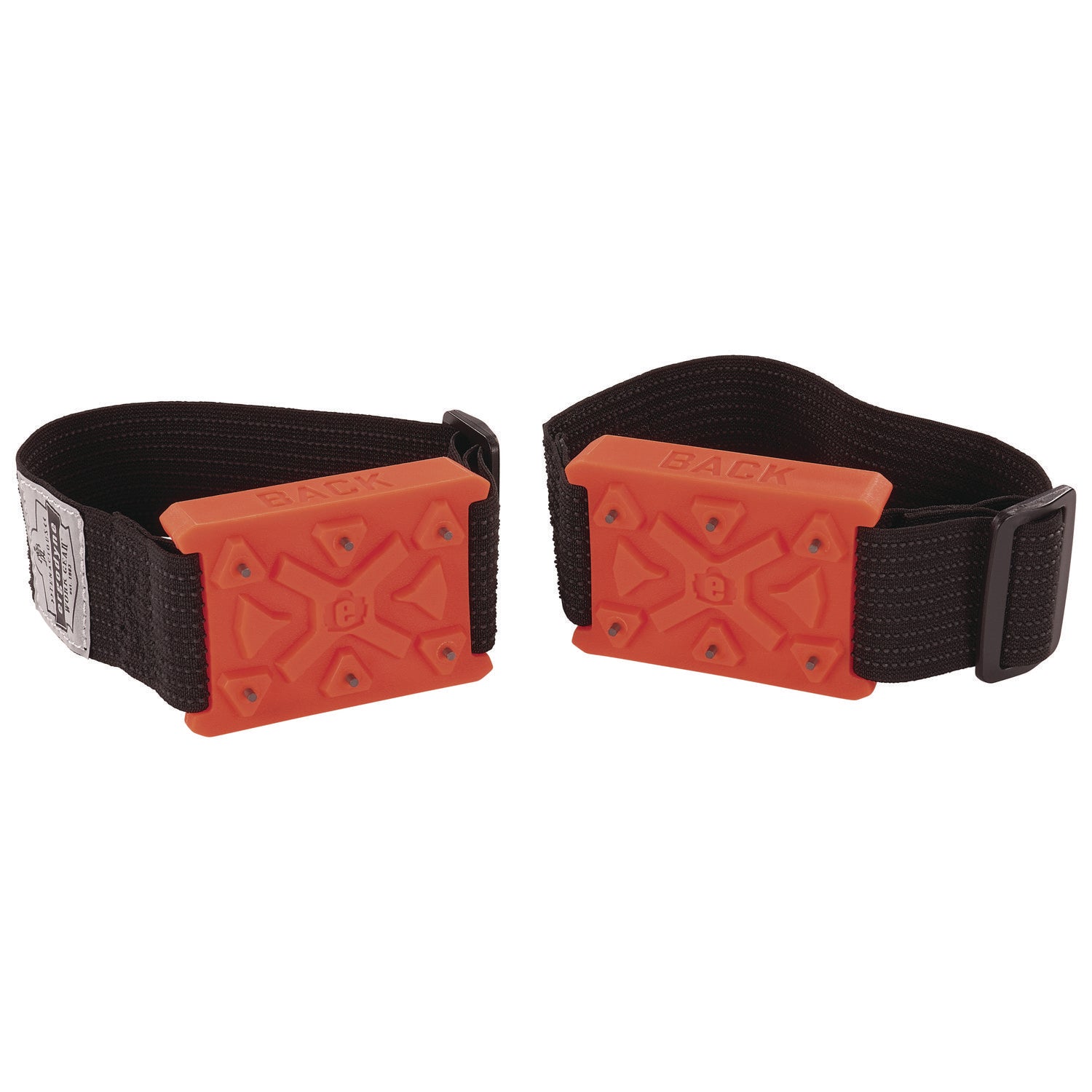 6317 Orange Ice Cleats Mid-Sole Heeled Boot, One Size Fits Most, Orange, Pair, Ships in 1-3 Business Days - 1