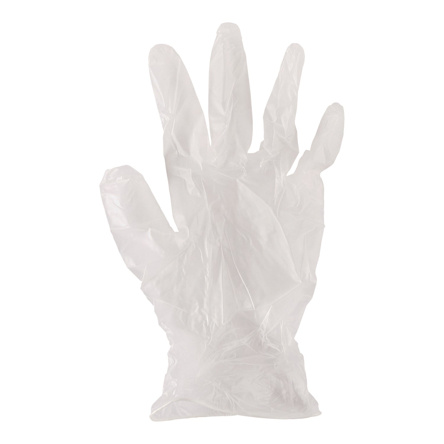 Exam Vinyl Gloves, Powder/Latex-Free, 3 3/5 mil, Clear, Small, 100/Box - 2
