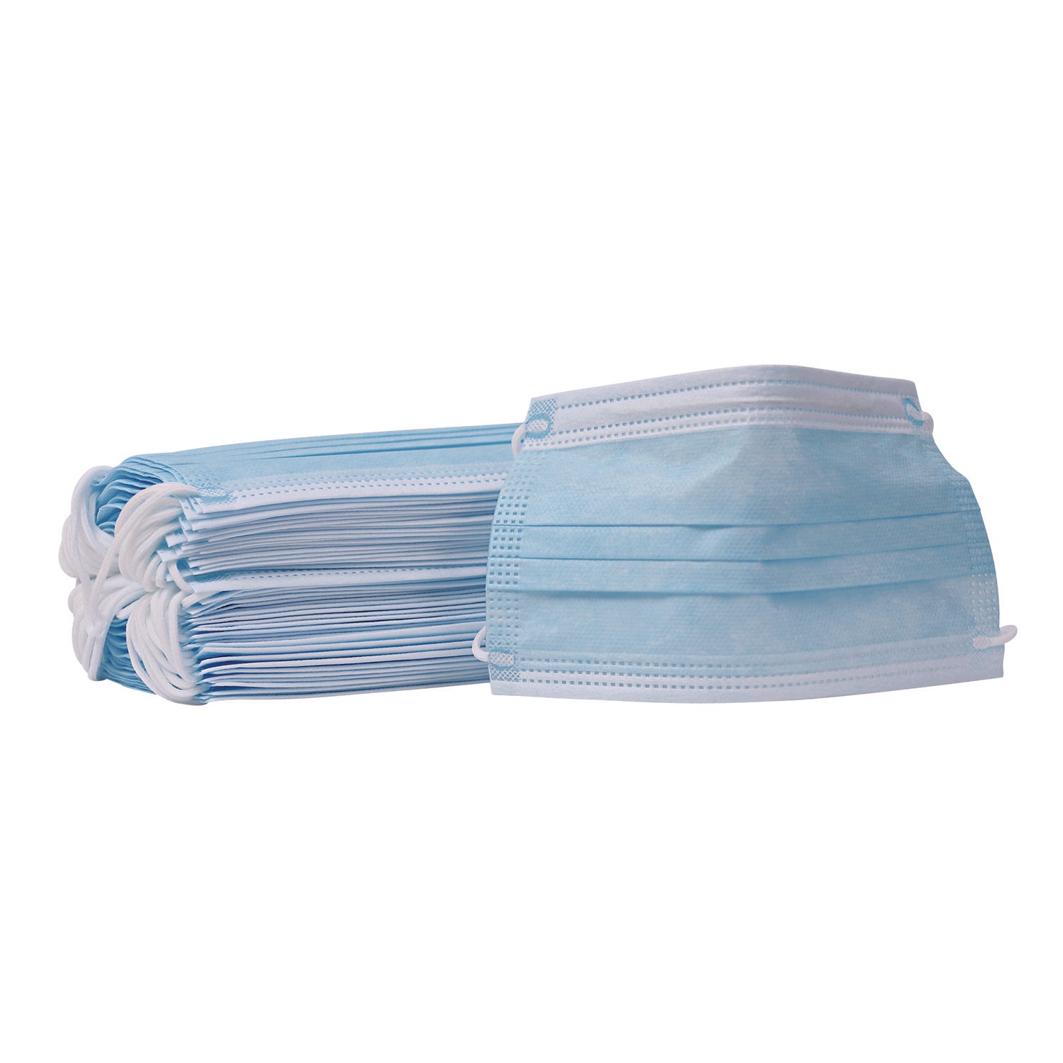 Three-Ply General Use Face Mask, Blue, 50/Box - 2