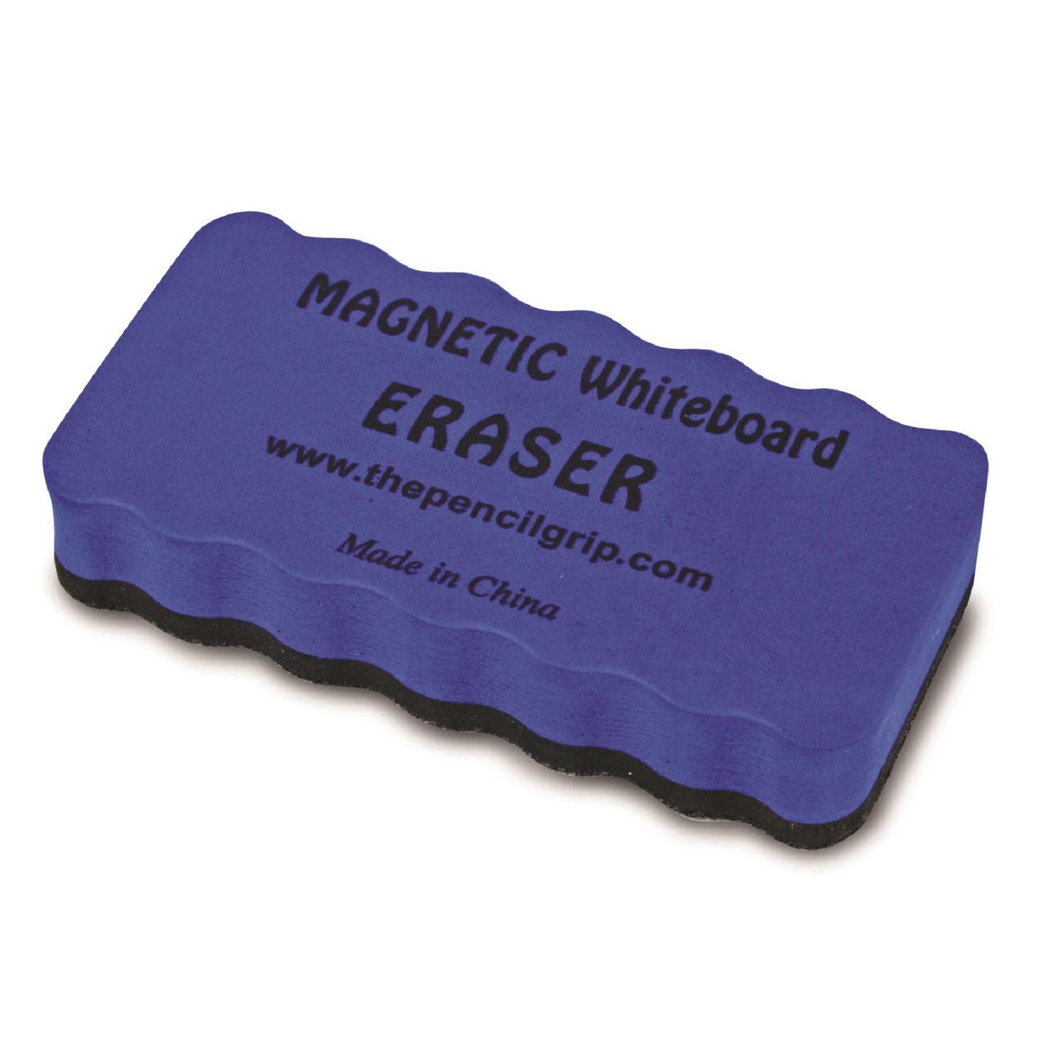 The Pencil Grip Magnetic Whiteboard Eraser Class Pack - 2" Width x 4" Length - Used as Ink Remover, Dirt Remover, Mark Remover - Magnetic, Comfortable Grip, Ergonomic Design - Blue, Black - 24 / Box - 1