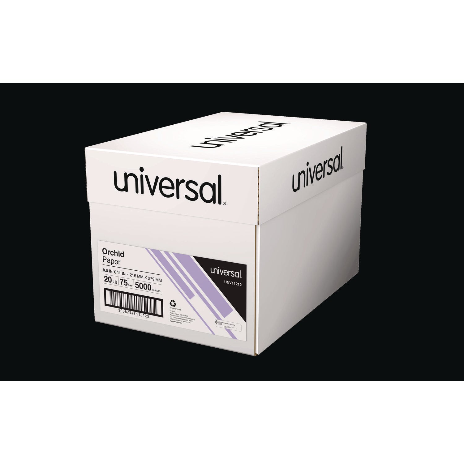Deluxe Colored Paper, 20 lb Bond Weight, 8.5 x 11, Orchid, 500/Ream - 2