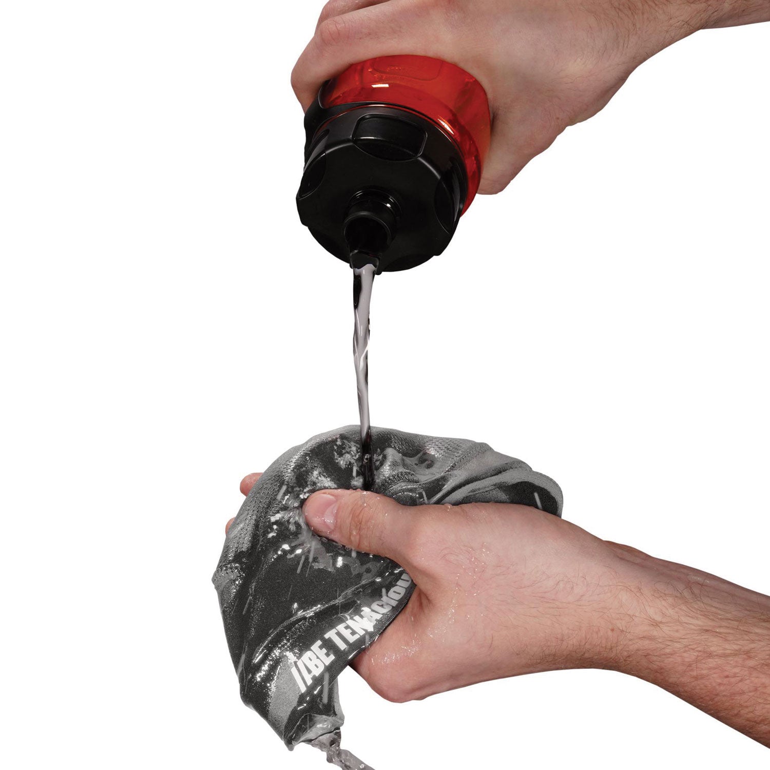 Chill-Its 6632 Performance Knit Cooling Skull Cap, Polyester/Spandex, One Size Fits Most, Gray - 2