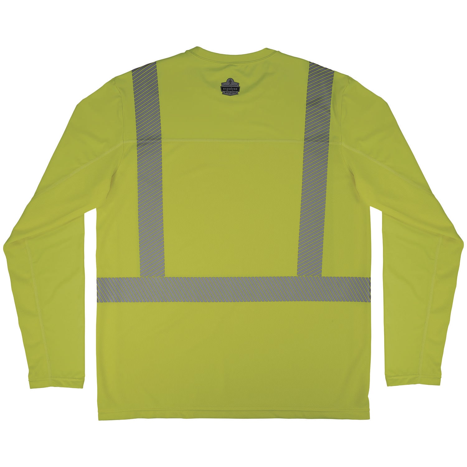 Chill-Its 6688 Cooling Hi-Vis Sun Shirt with UV Protection - Type R, Class 2, L, Lime, Each - 2