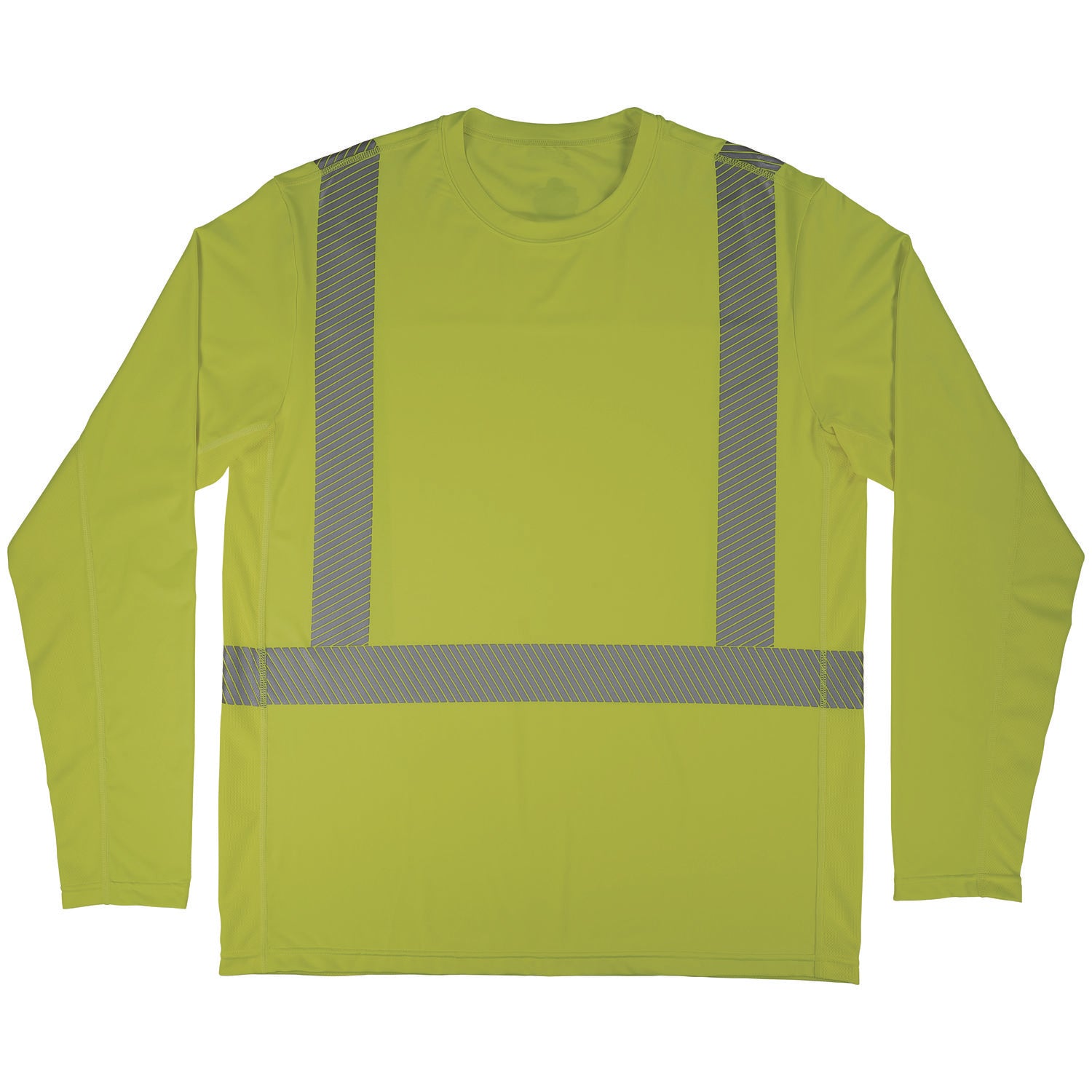 Chill-Its 6688 Cooling Hi-Vis Sun Shirt with UV Protection - Type R, Class 2, XL, Lime, Each - 1