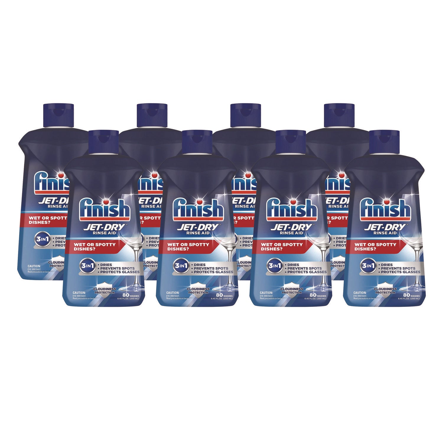 Jet-Dry Rinse Agent, 8.45 oz Bottle, 8/Carton - 1