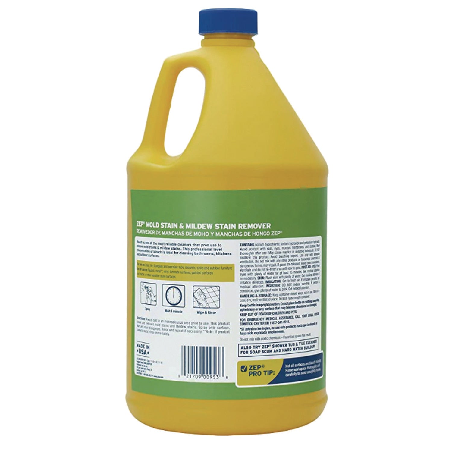 Mold Stain and Mildew Stain Remover, 1 gal Bottle - 2