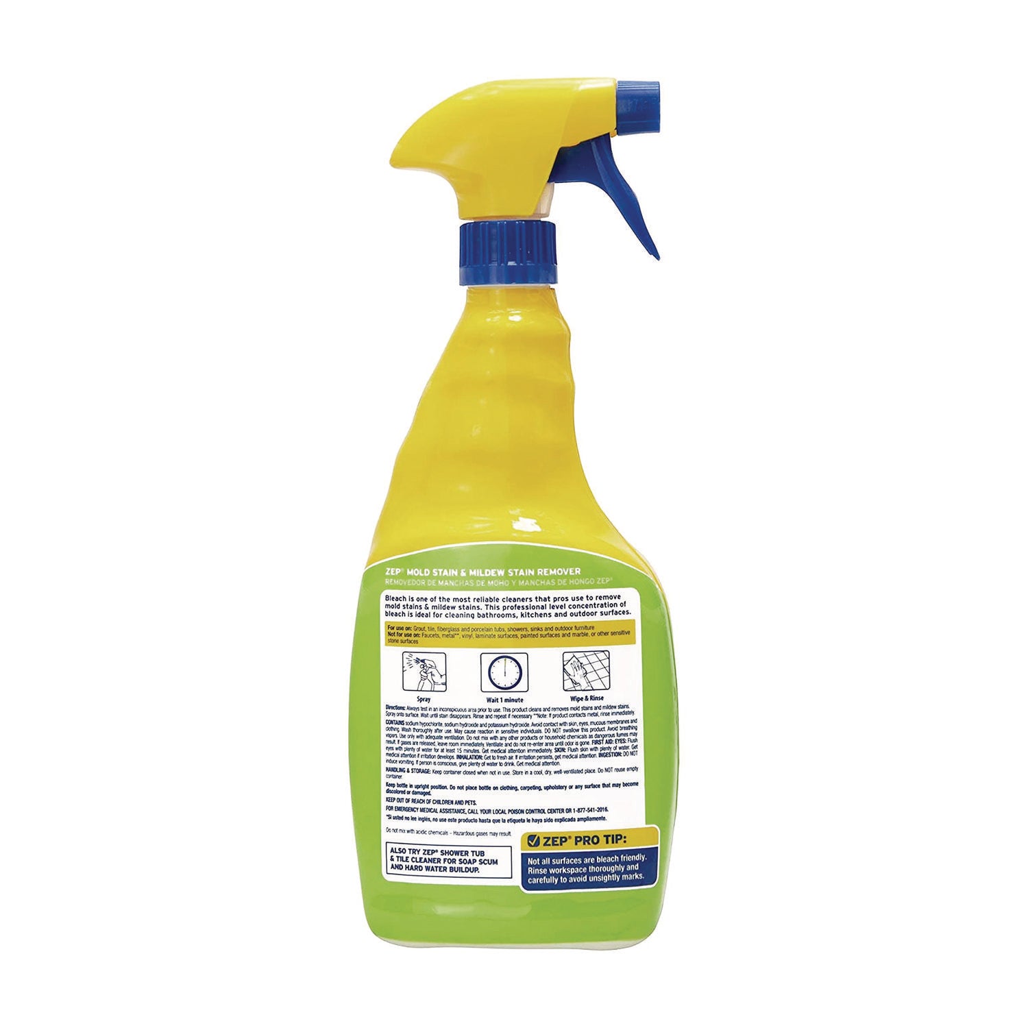 Mold Stain and Mildew Stain Remover, 32 oz Spray Bottle - 2