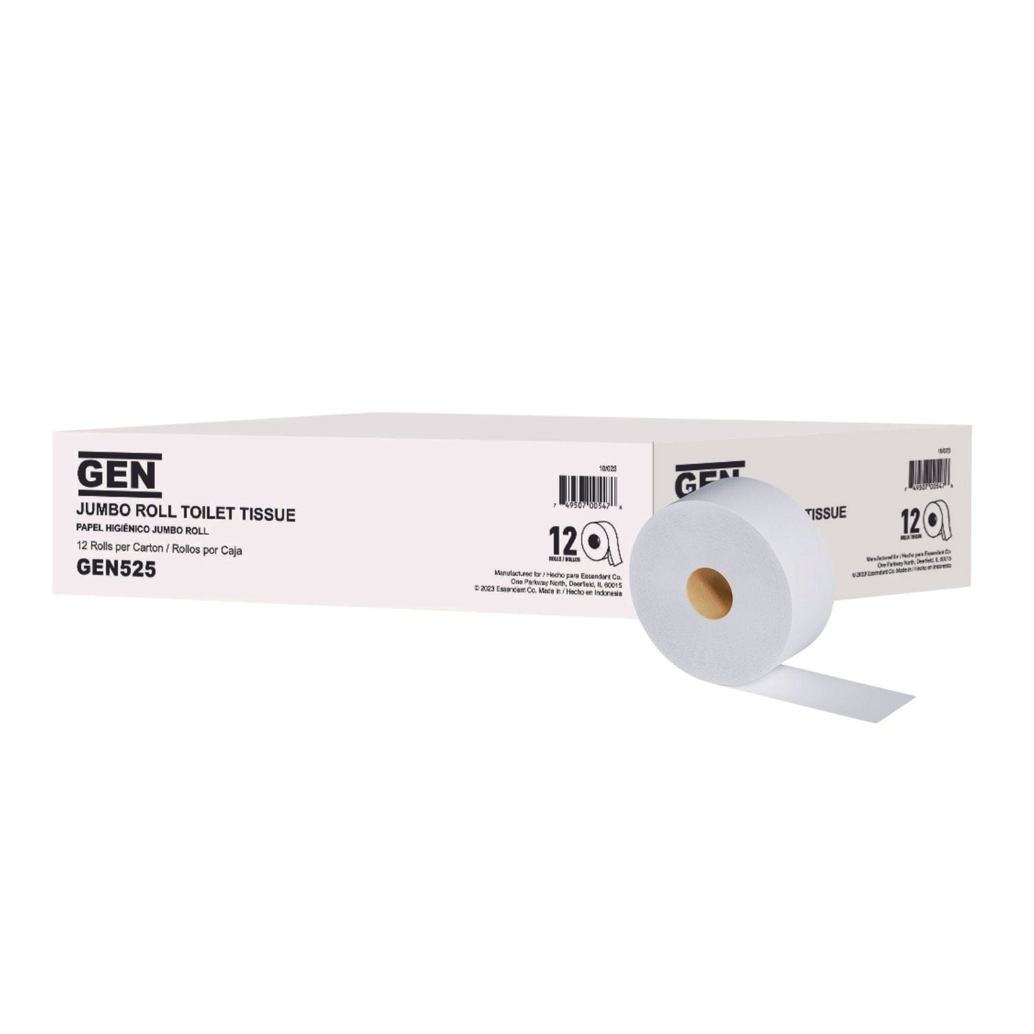 TISSUE,2PLY,JUMBO,BATH,WH - 2