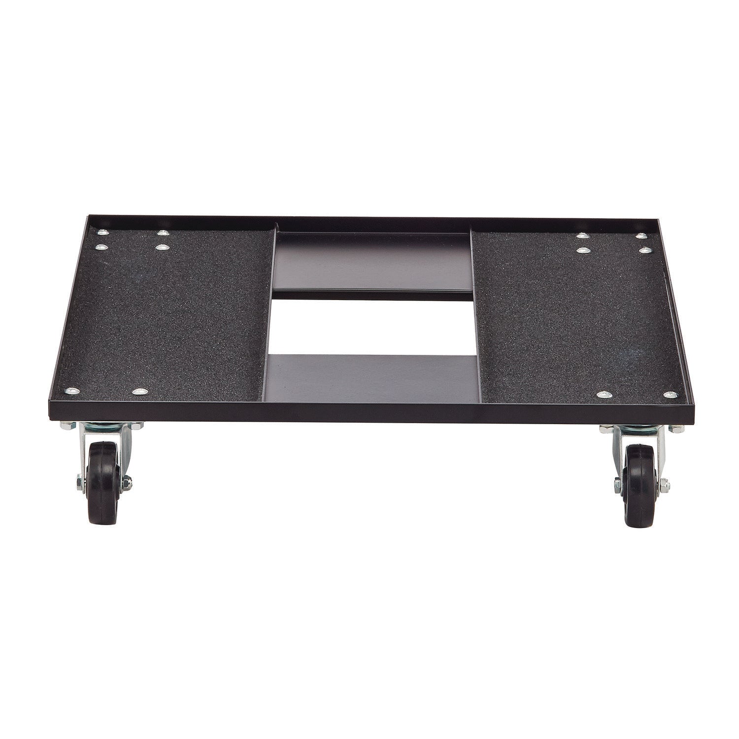 Safco Heavy-duty Stacking Chair Cart - 300 lb Capacity - 3" Caster Size - Steel - x 23.1" Width x 23.1" Depth x 4.5" Height - Black - 1 Each - 1