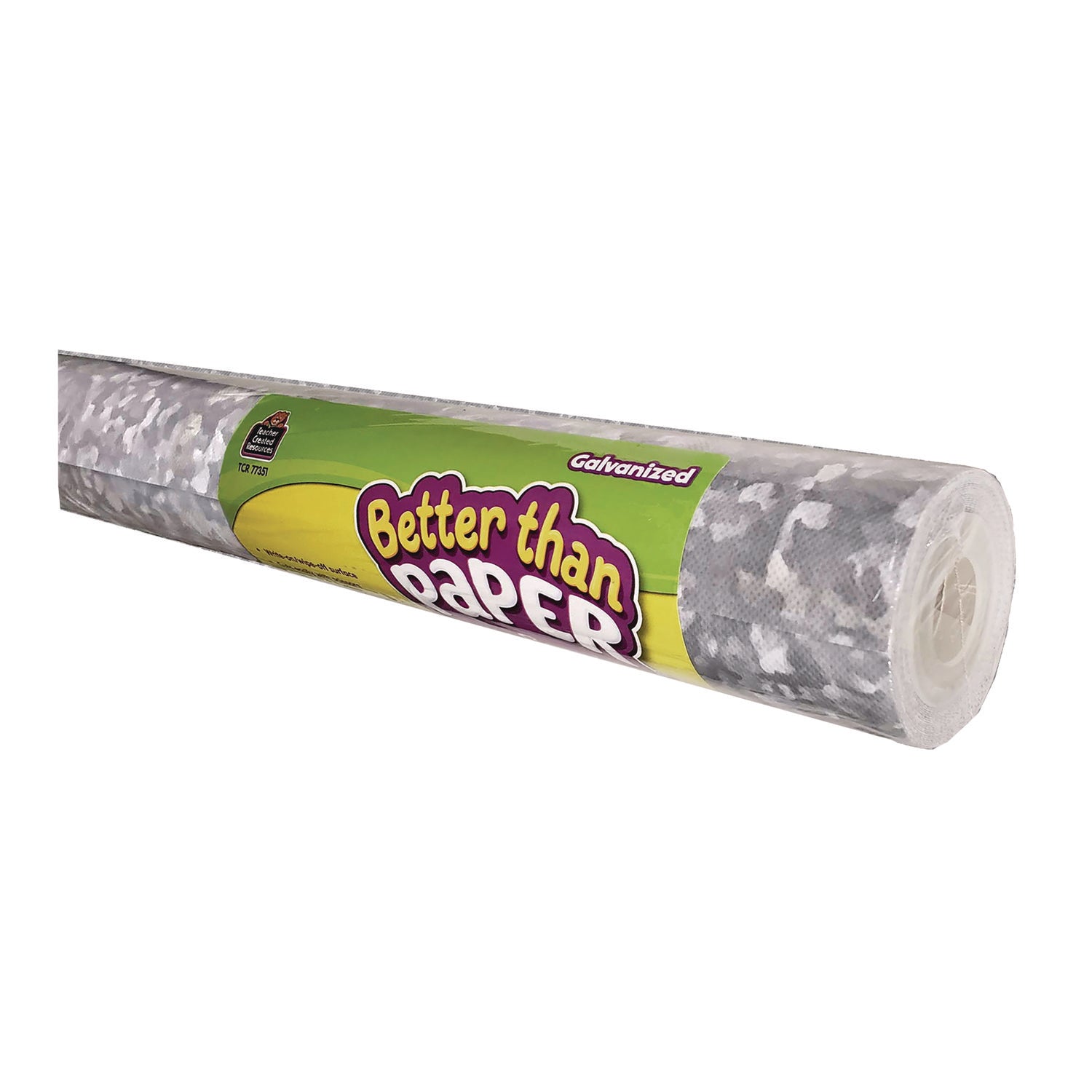 Better Than Paper Bulletin Board Roll, 4 ft x 12 ft, Galvanized Metal - 1
