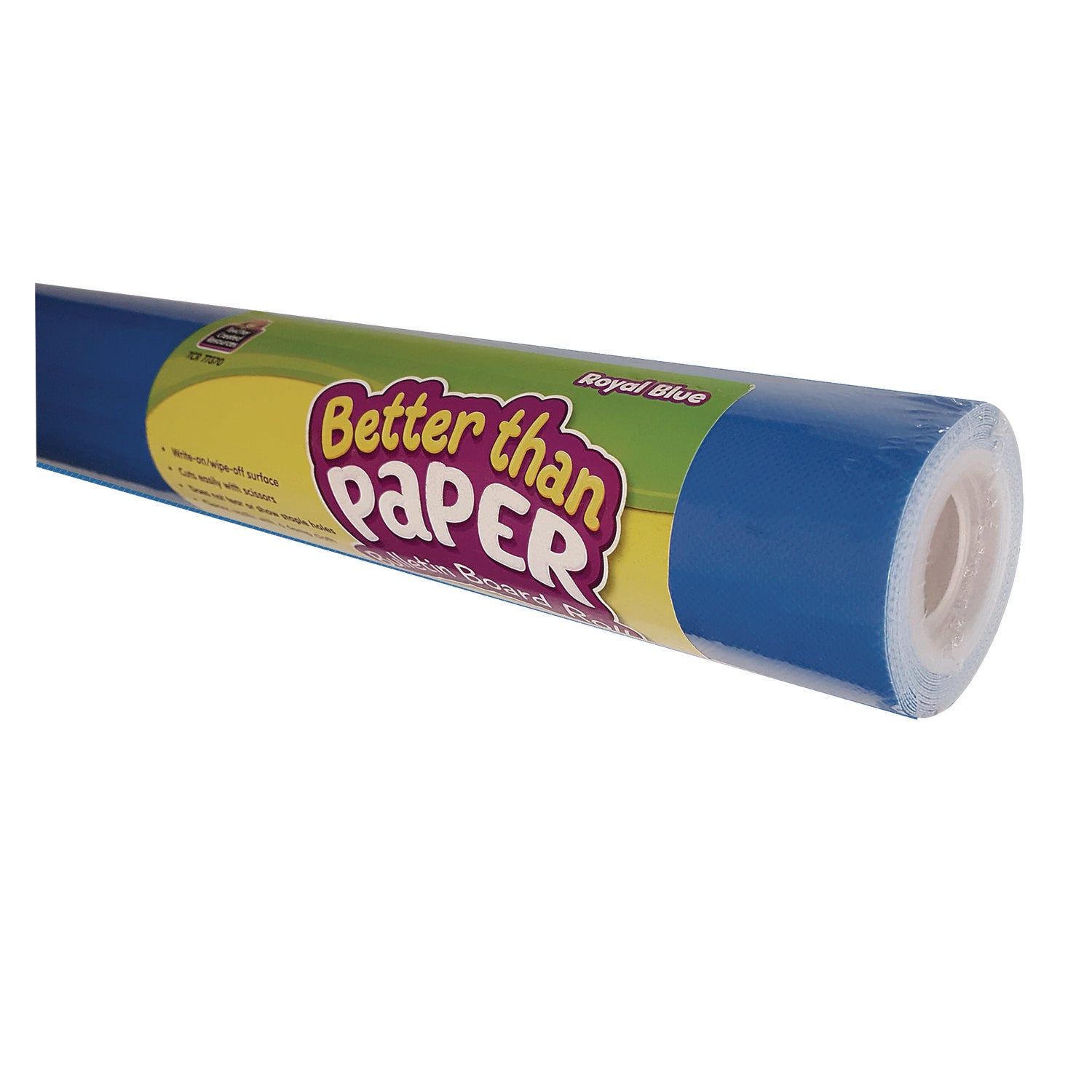 Better Than Paper Bulletin Board Roll, 4 ft x 12 ft, Royal Blue - 1