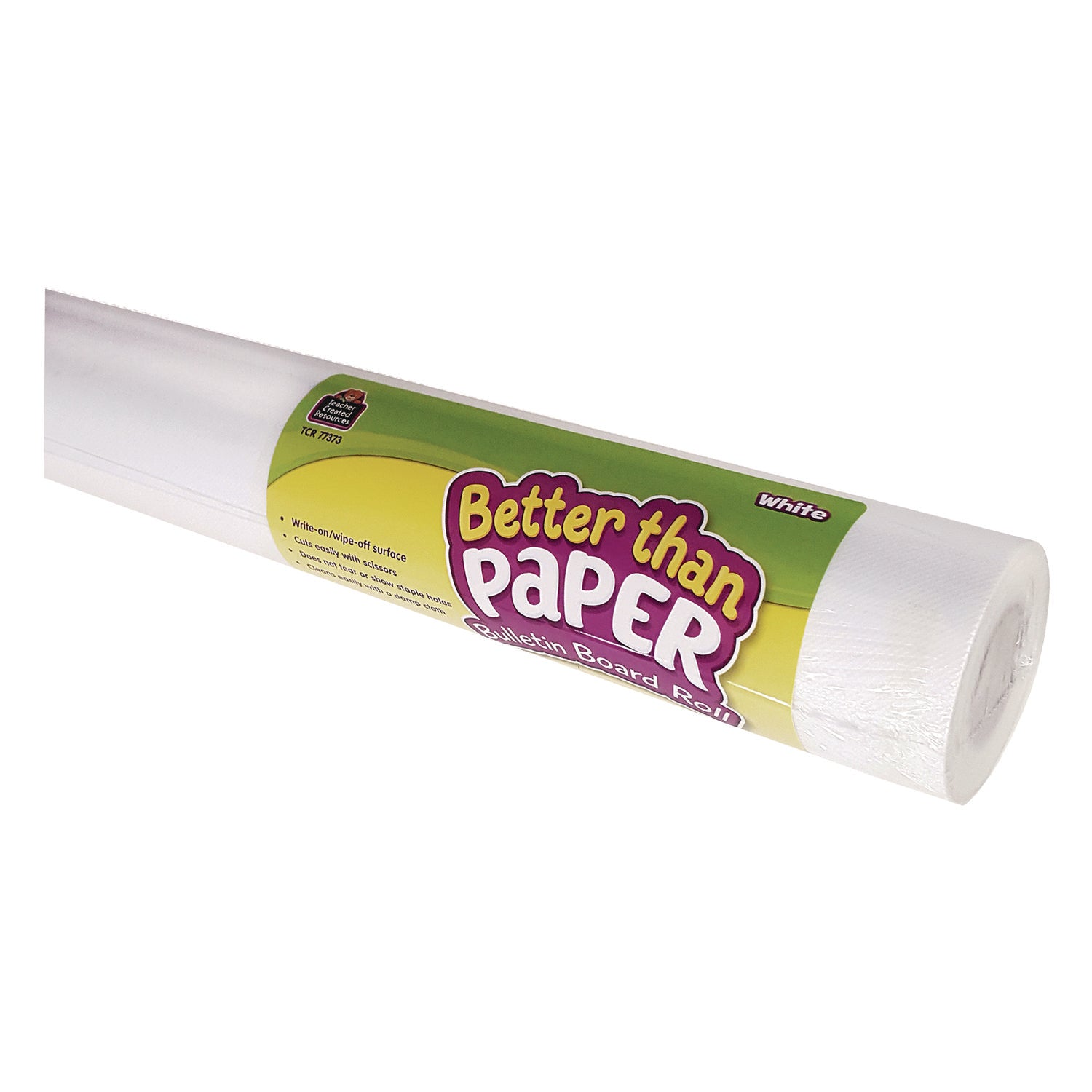 Better Than Paper Bulletin Board Roll, 4 ft x 12 ft, White - 1