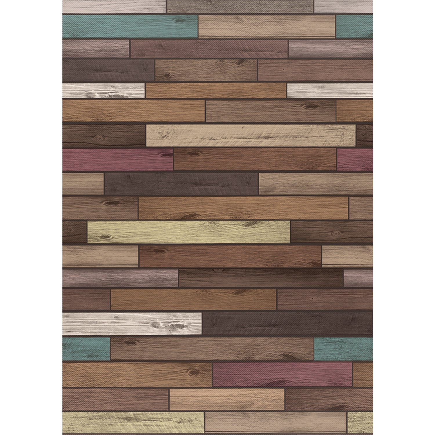 Better Than Paper Bulletin Board Roll, 4 ft x 12 ft, Reclaimed Wood - 2