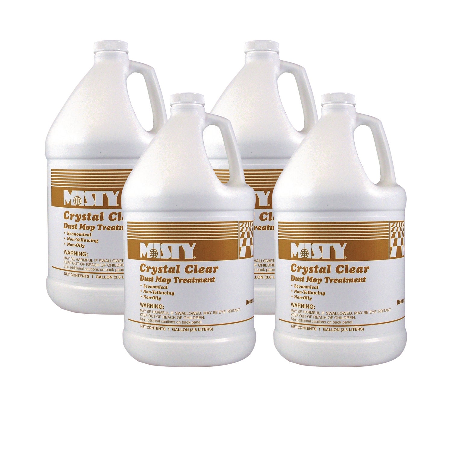Dust Mop Treatment, Attracts Dirt, Non-Oily, Grapefruit Scent, 1gal, 4/Carton - 1