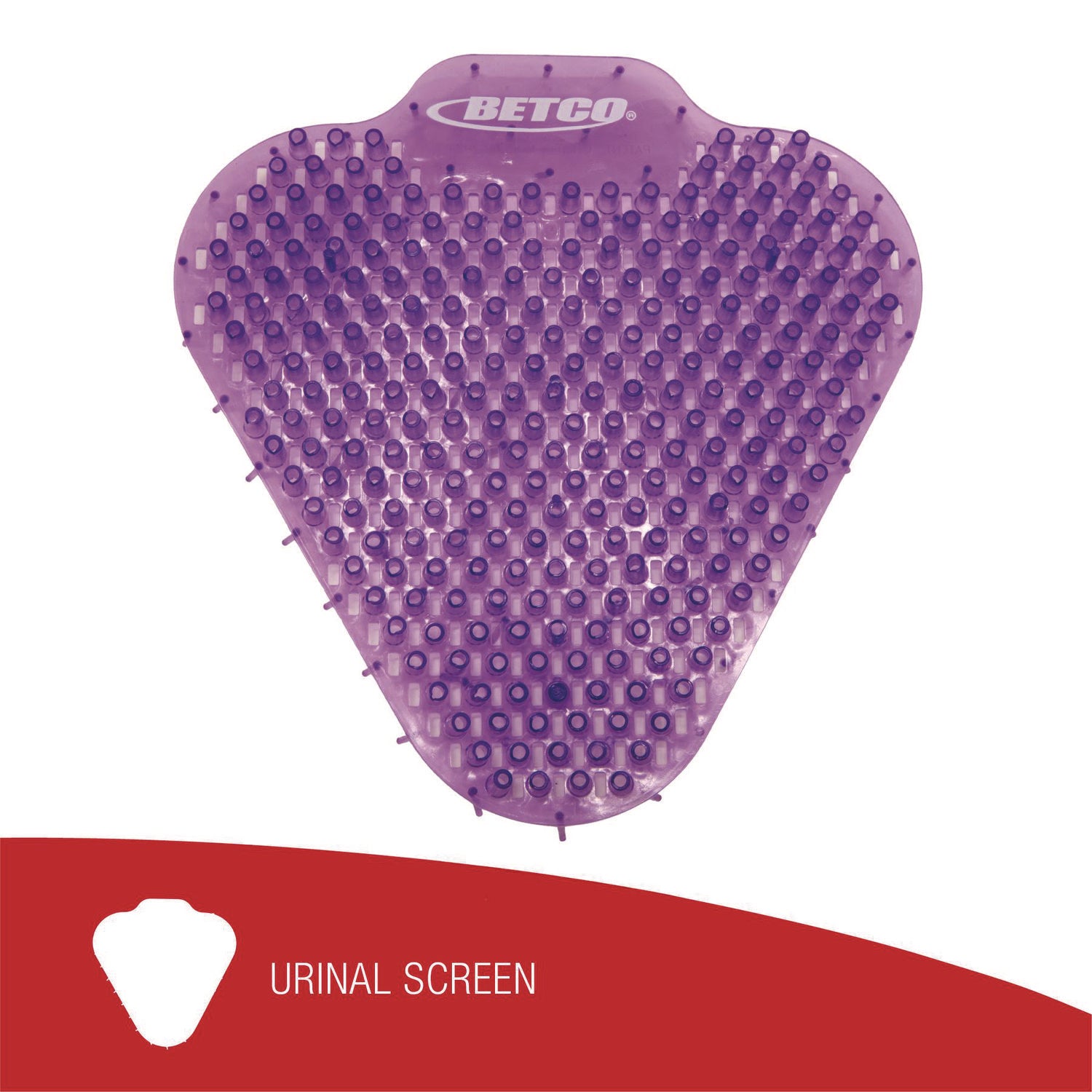 Betco Anti-Splash Scented Urinal Screen - Anti-splash, Recyclable - 60 / Carton - Purple - 2