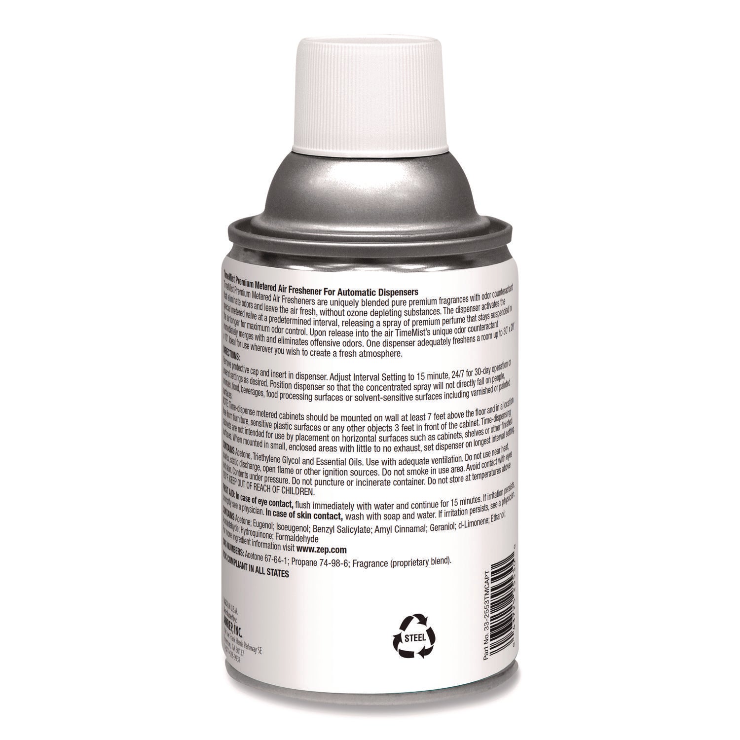 Premium Metered Air Freshener Refill, Spring Flowers, 6.6 oz Aerosol Spray - 2