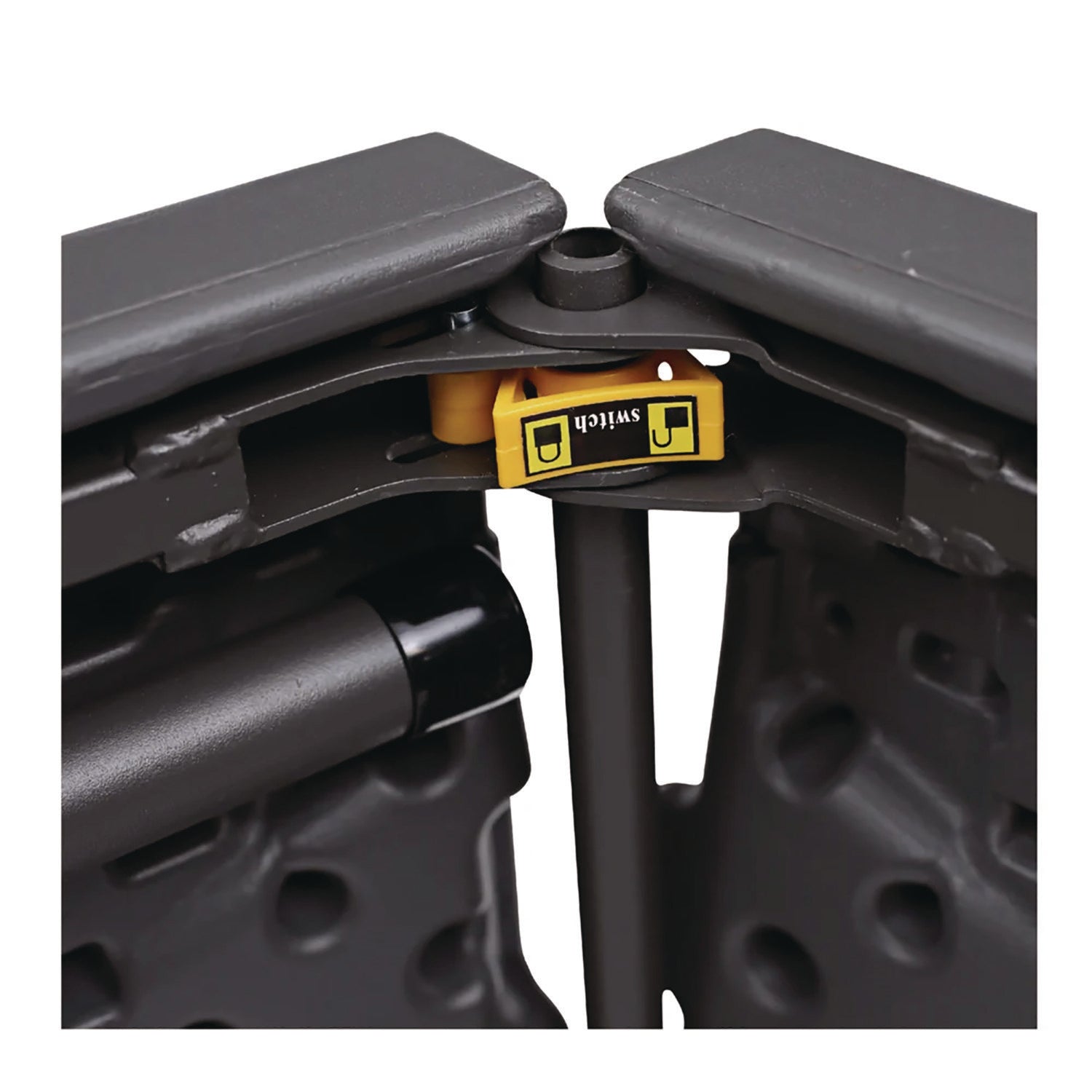 IndestrucTable Classic Bi-Folding Table, Rectangular, 60" x 30" x 29", Charcoal - 2